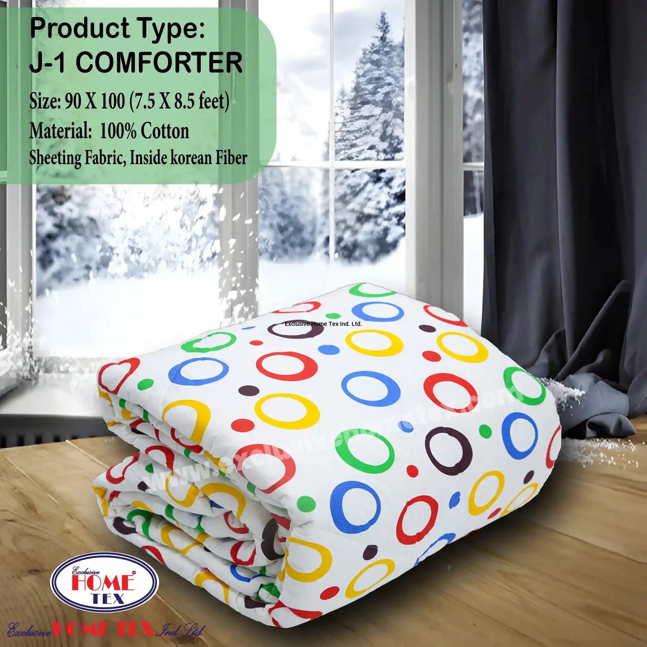 Sheeting Fabric Comforter (J-1)