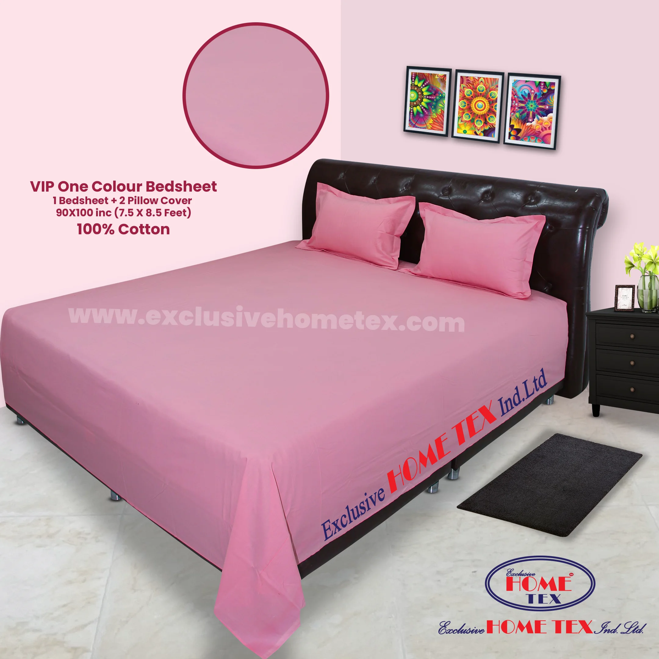 VIP One Colour Bedsheet