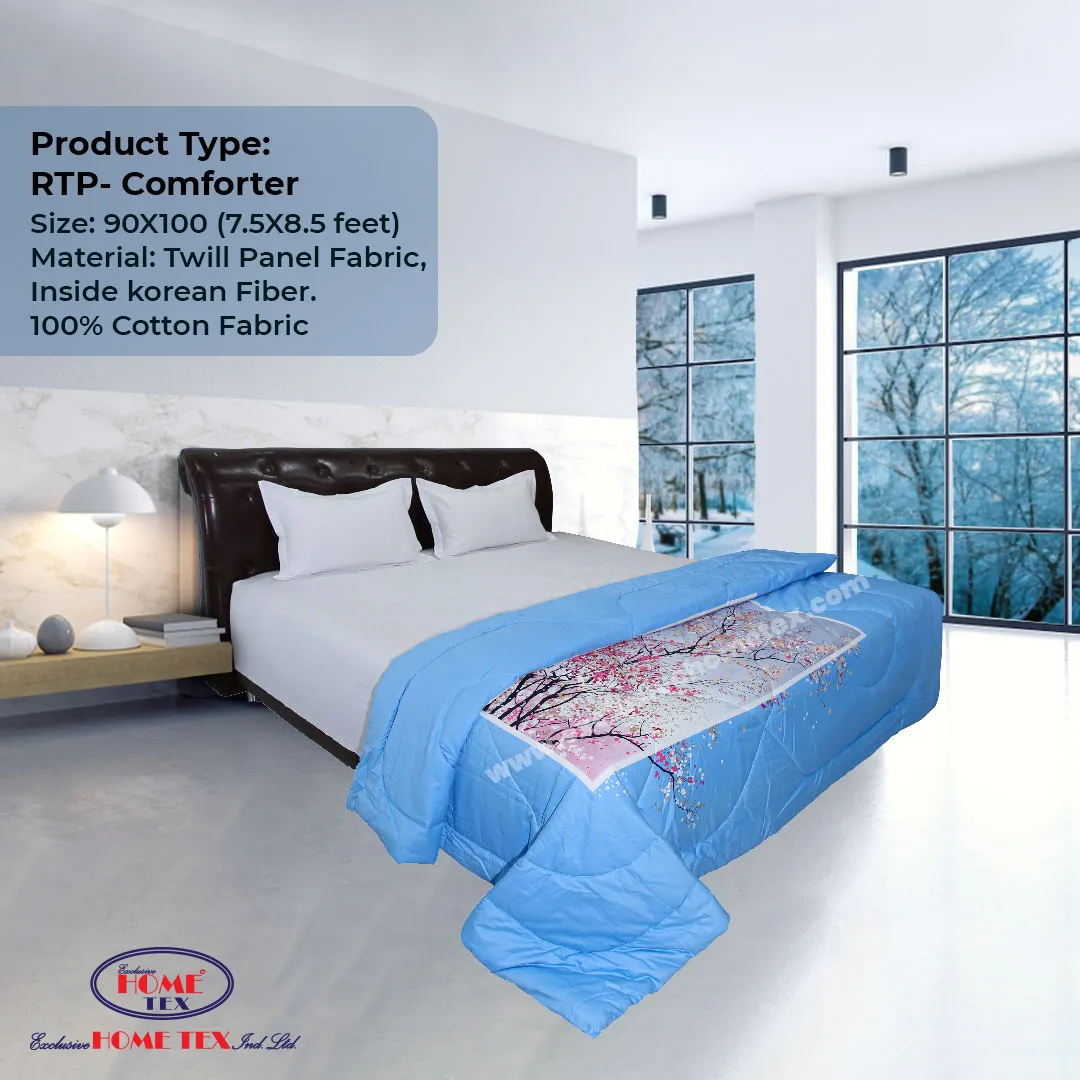 Twill-Panel Fabric Comforter (RTP)