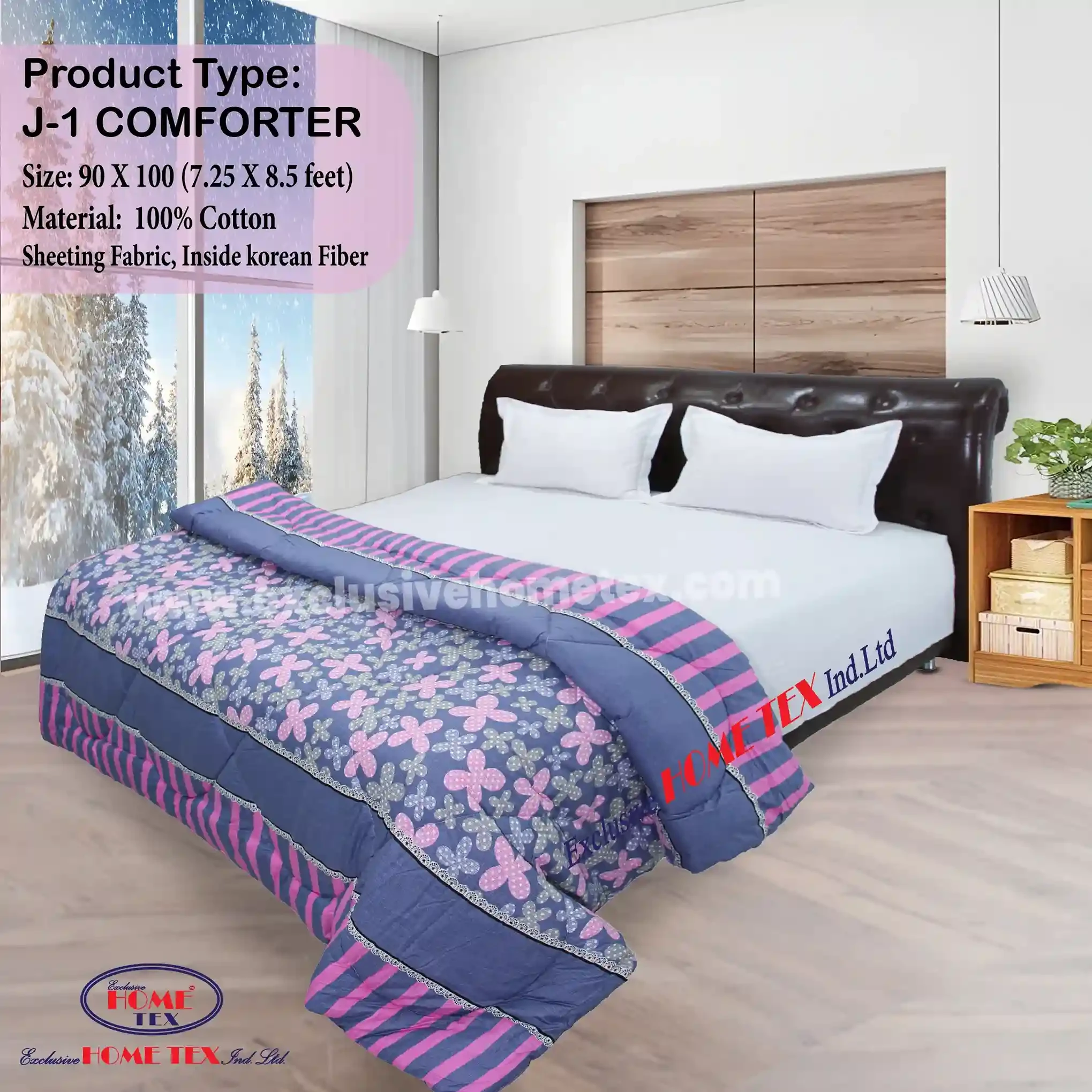 Sheeting Fabric Comforter (J-1)