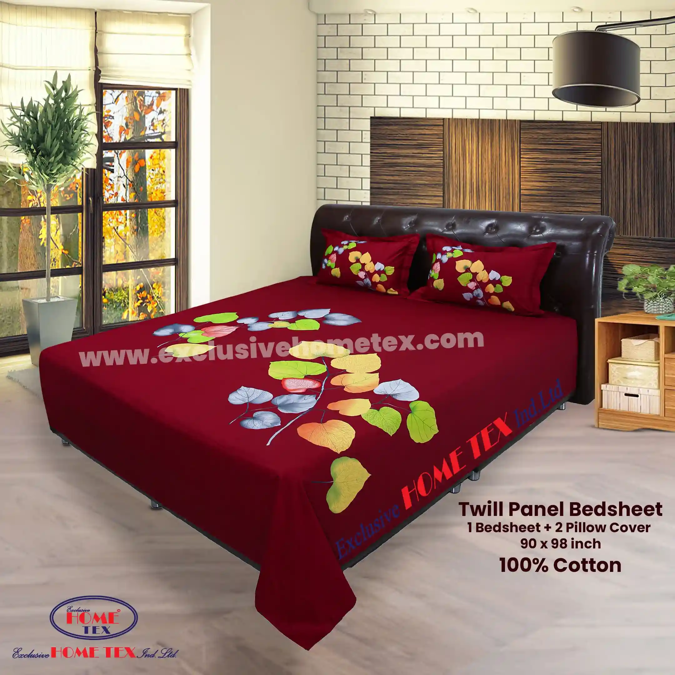 Twill-Panel Fabric Bedsheet (RTP)