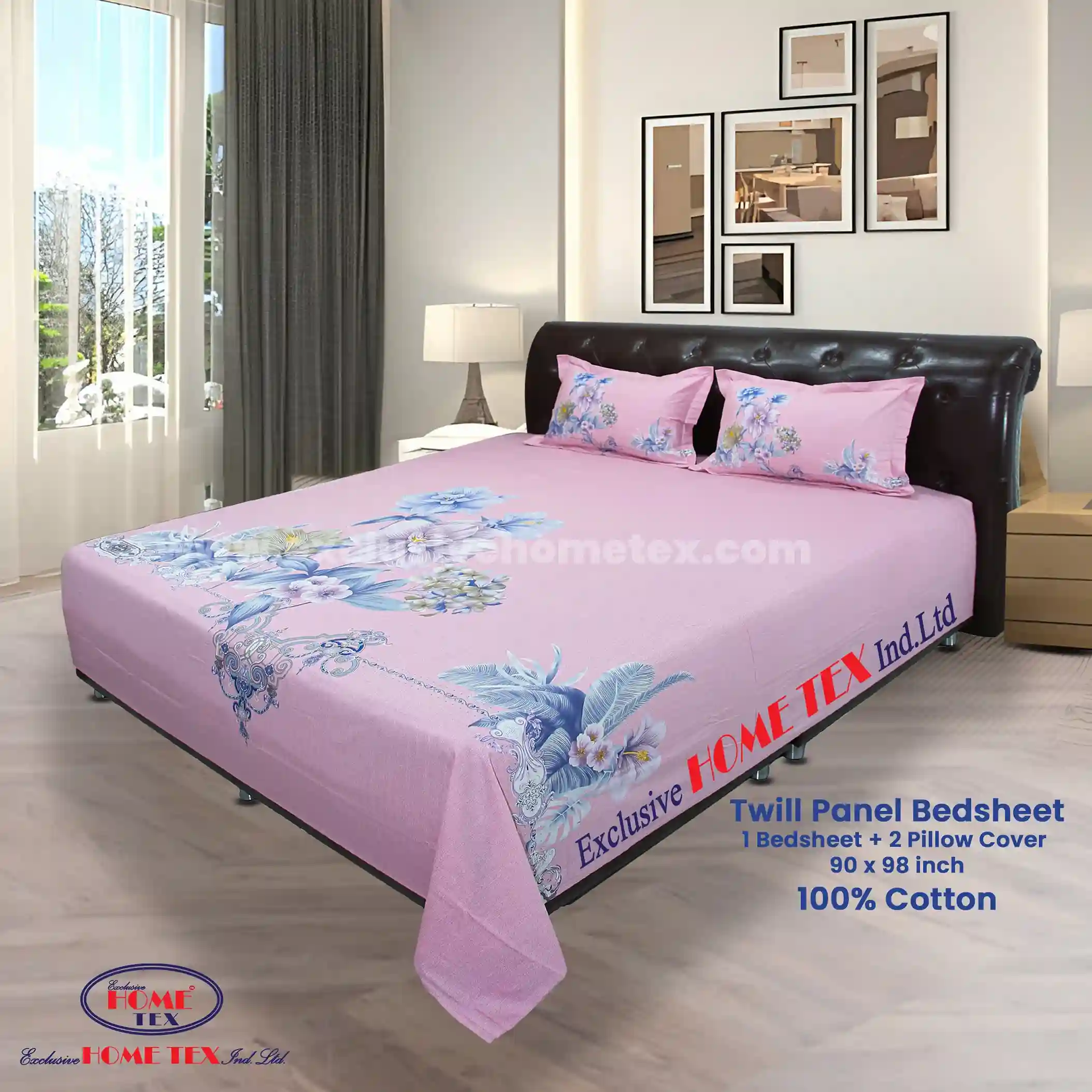 Twill-Panel Fabric Bedsheet (RTP)