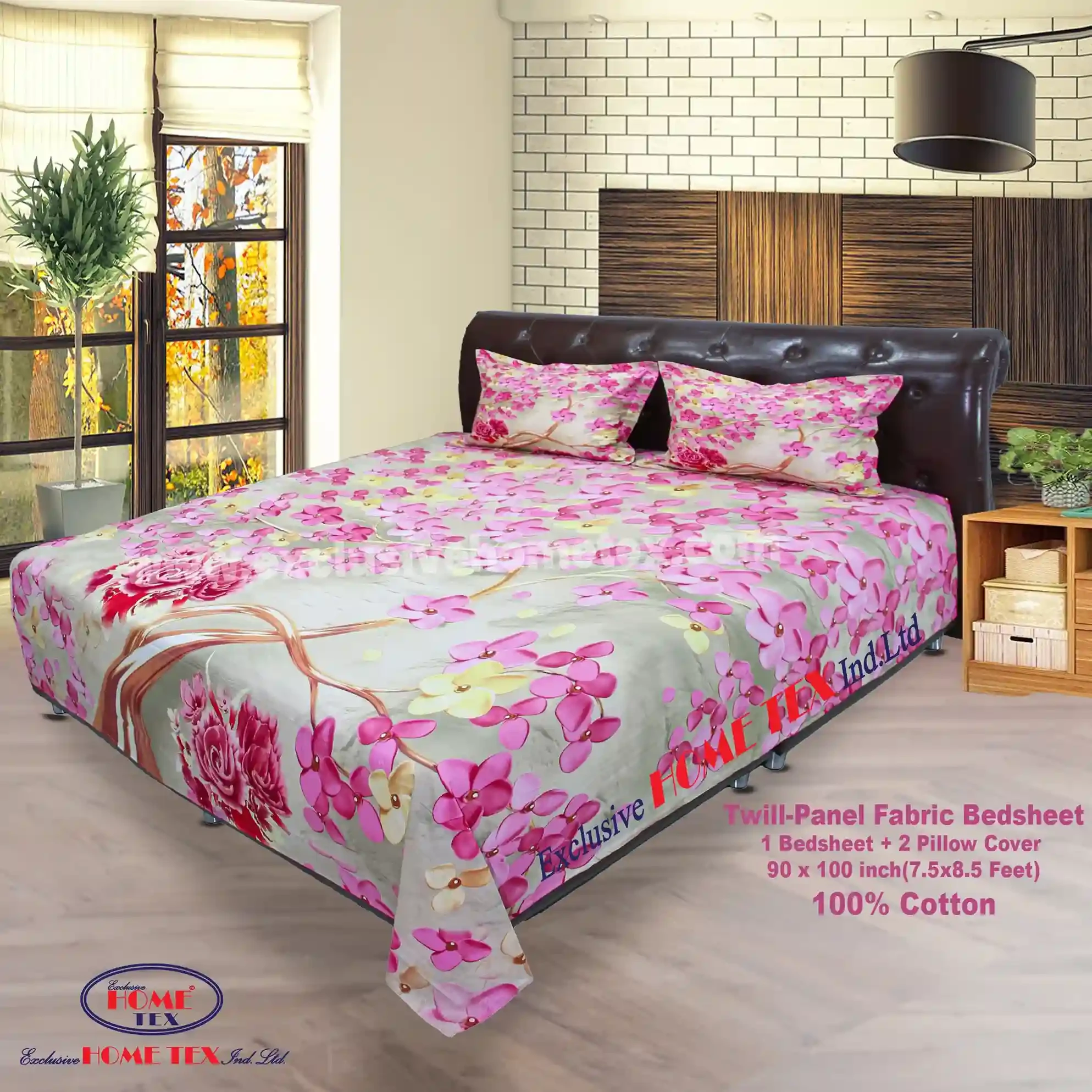 Twill-Panel Fabric Bedsheet (RTP)