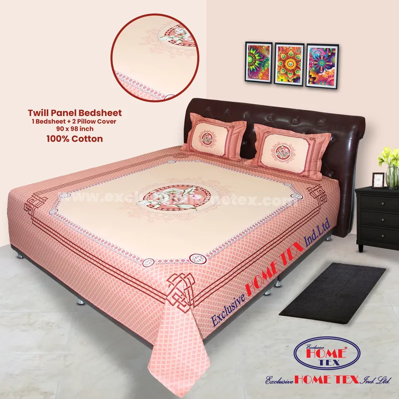 Twill-Panel Fabric Bedsheet (RTP)