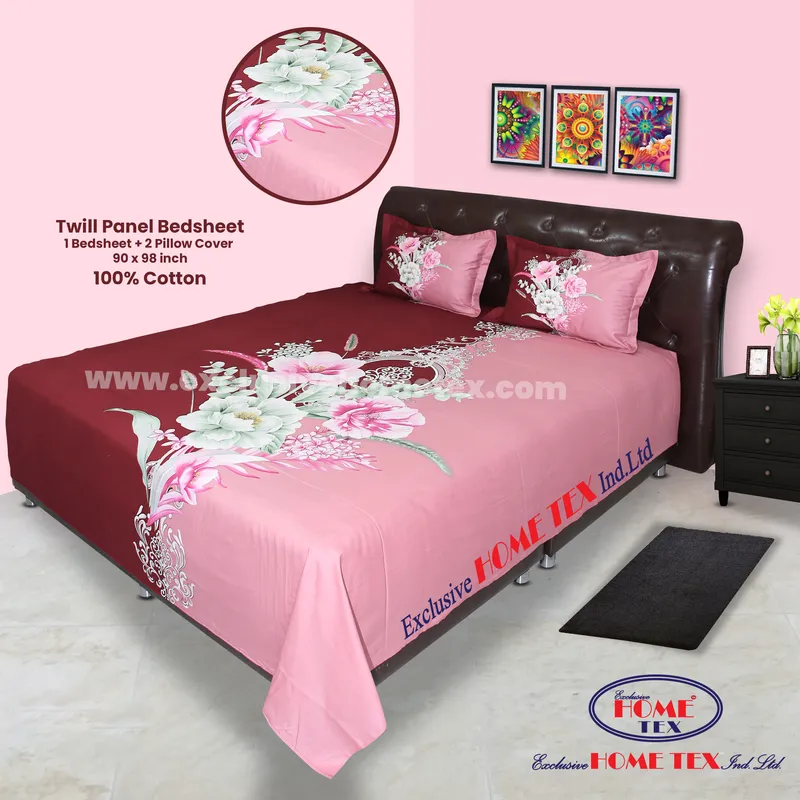 Twill-Panel Fabric Bedsheet (RTP)