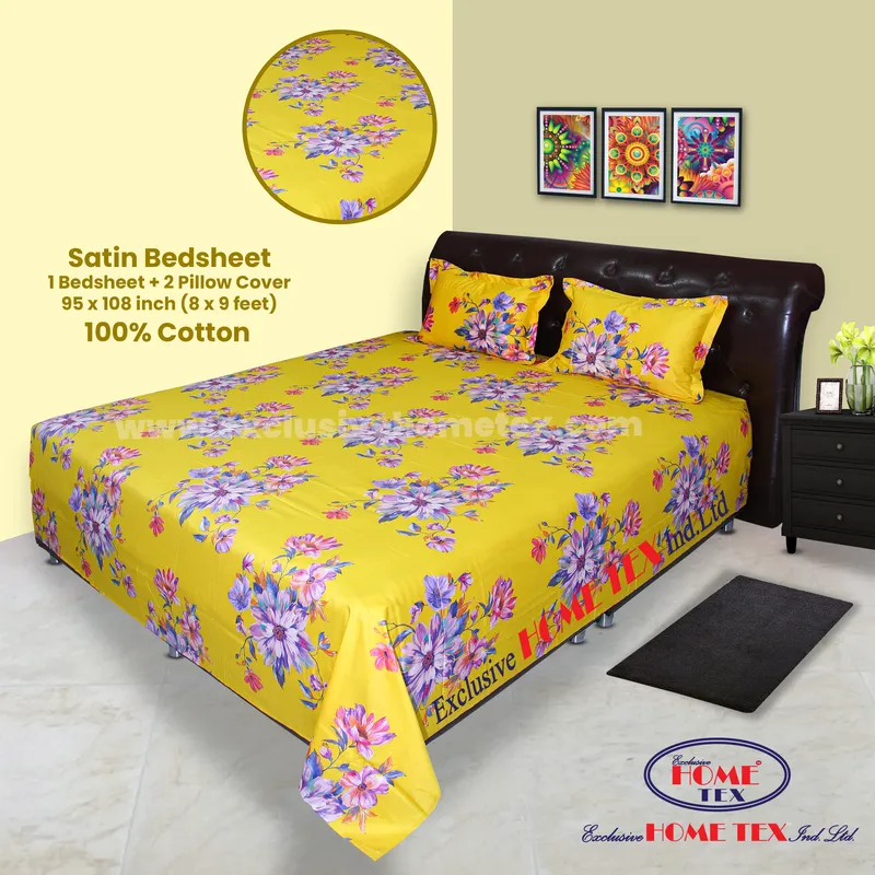 Shatin Fabric Bedsheet (VRS)