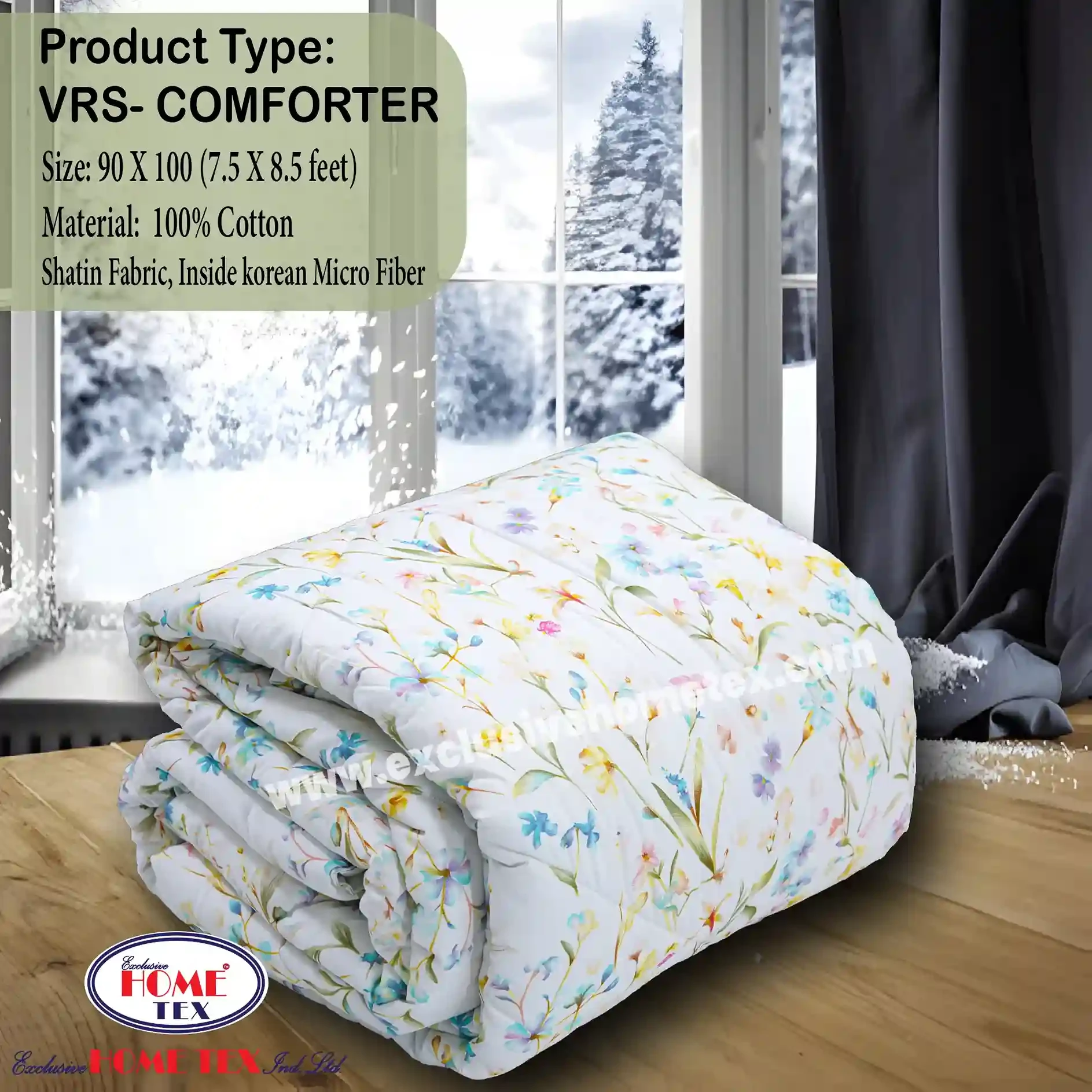 Shatin Fabric Comforter (VRS)