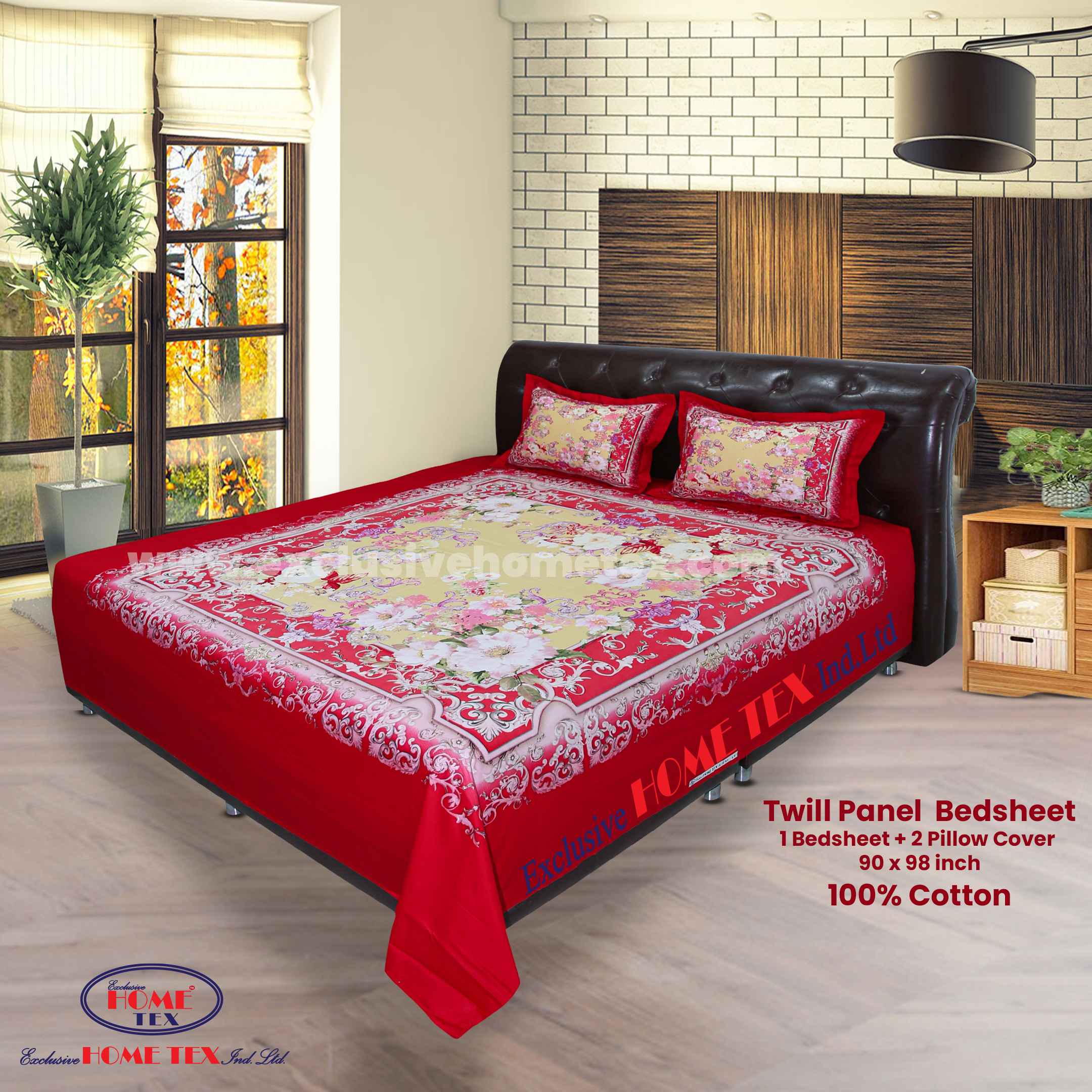 Twill-Panel Fabric Bedsheet (RTP)