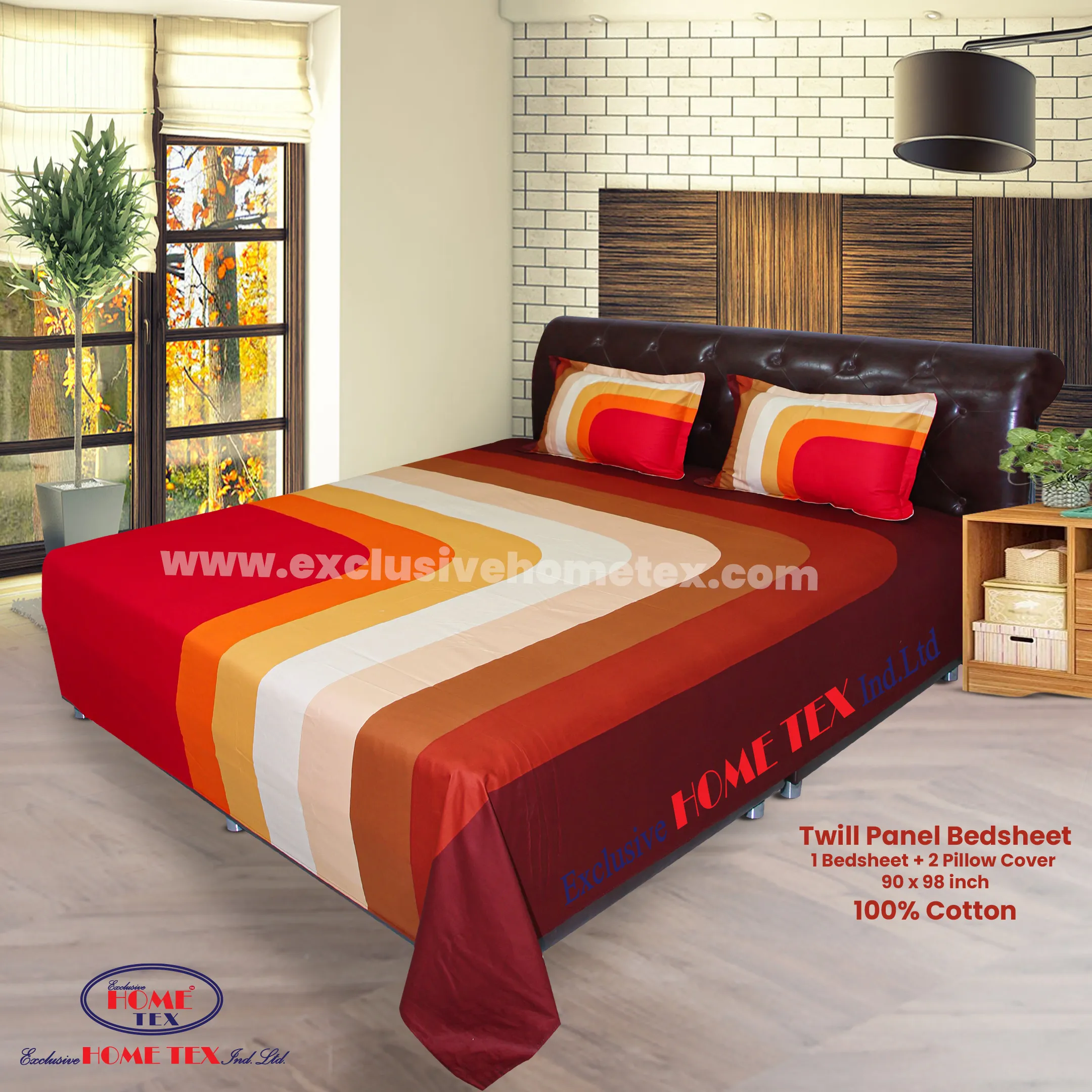 Twill-Panel Fabric Bedsheet (RTP)