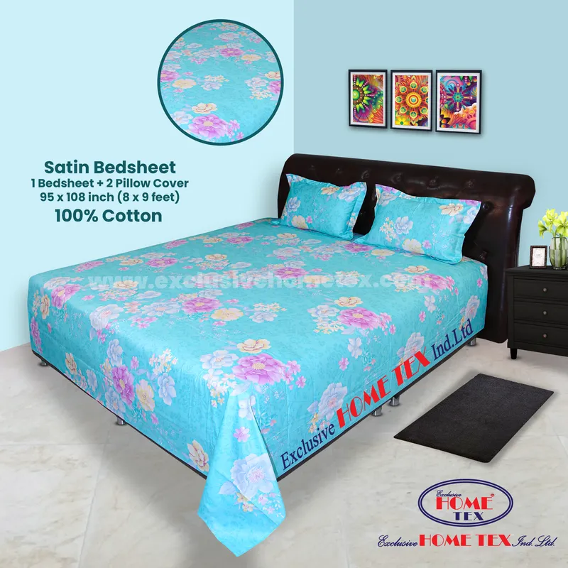 Shatin Fabric Bedsheet (VRS)