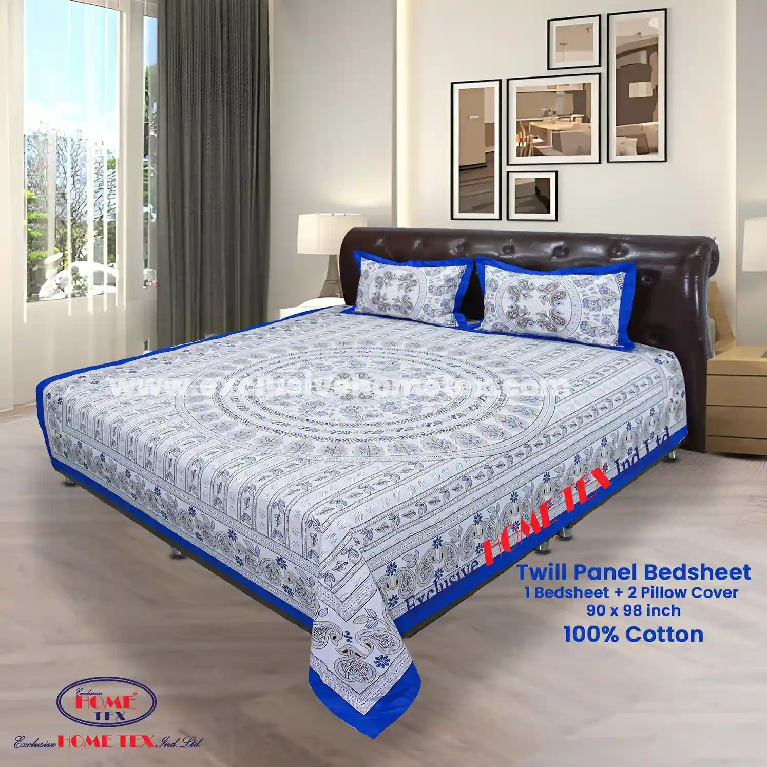 Twill-Panel Fabric Bedsheet (RTP)