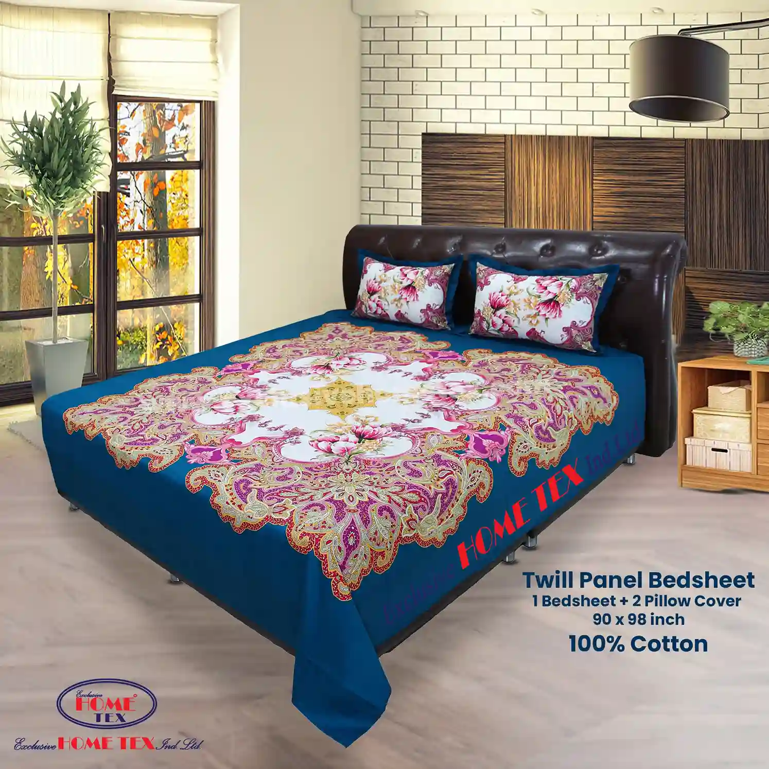 Twill-Panel Fabric Bedsheet (RTP)