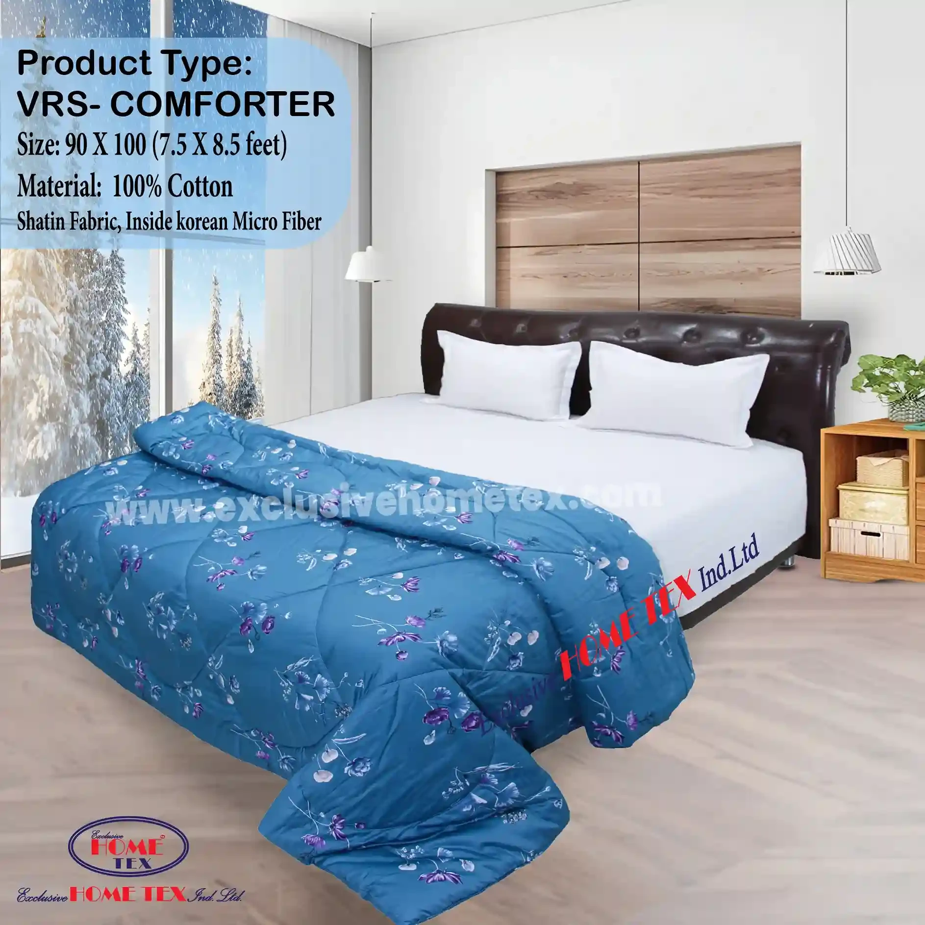 Shatin Fabric Comforter (VRS)