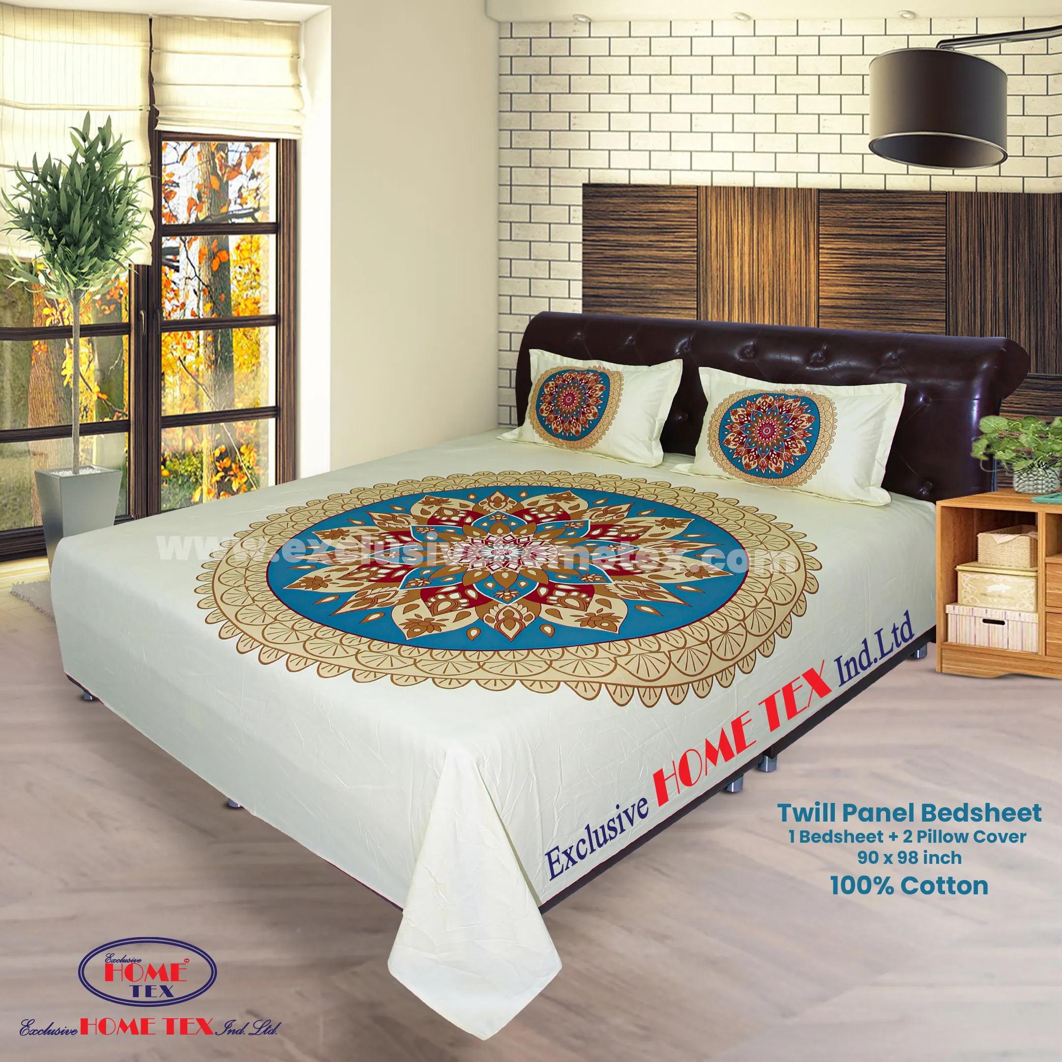 Twill-Panel Fabric Bedsheet (RTP)