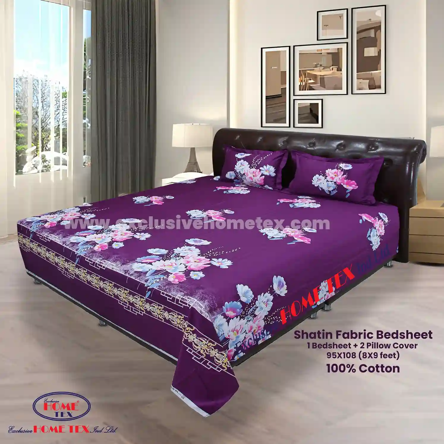 Shatin Fabric Bedsheet (VRS)