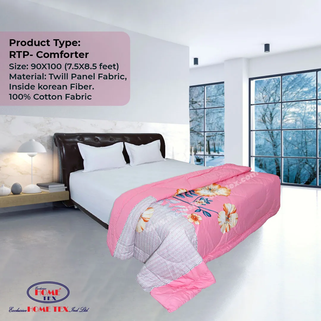 Twill-Panel Fabric Comforter (RTP)