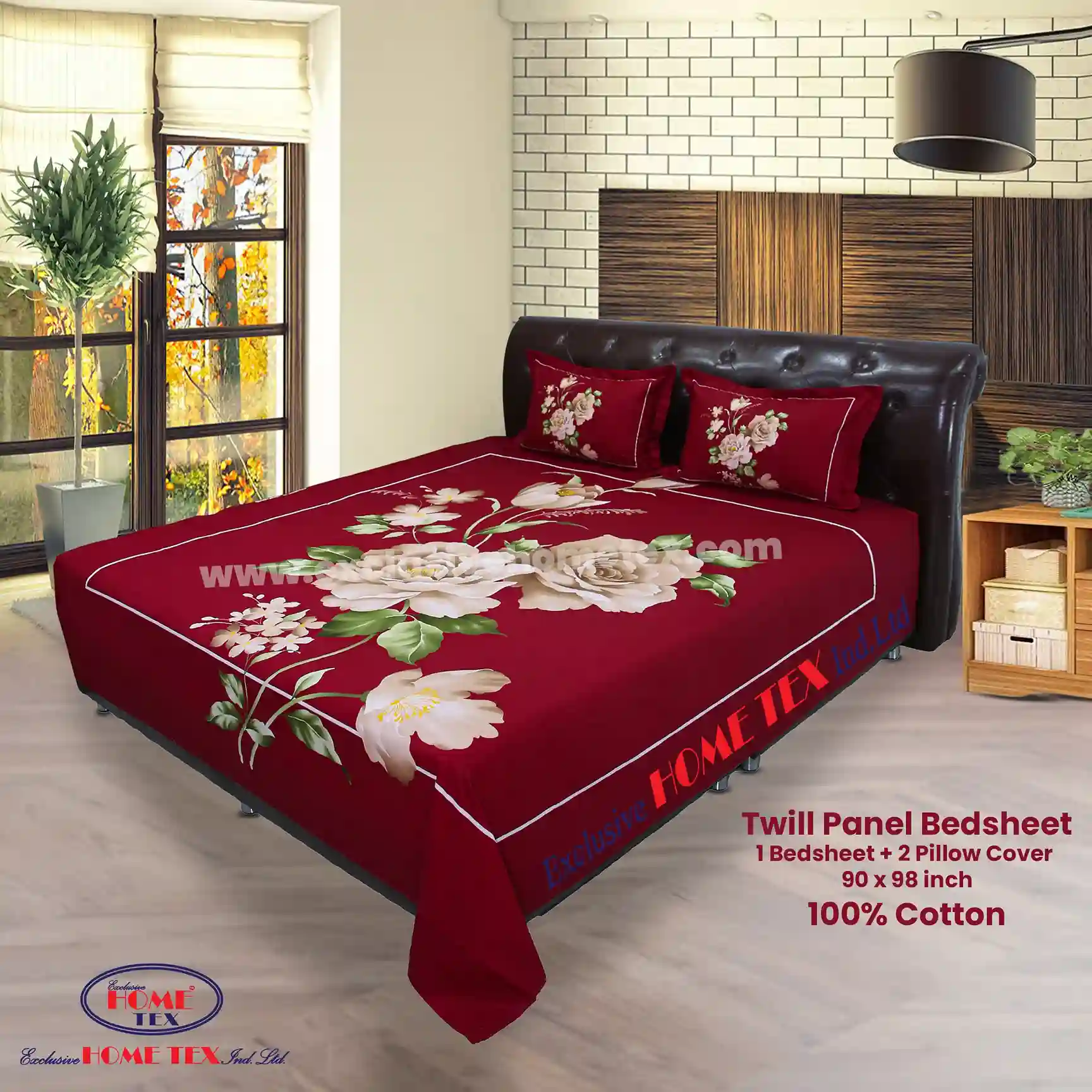 Twill-Panel Fabric Bedsheet (RTP)