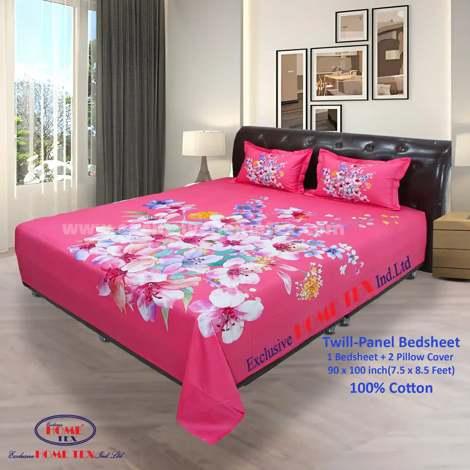 Twill-Panel Fabric Bedsheet (RTP)