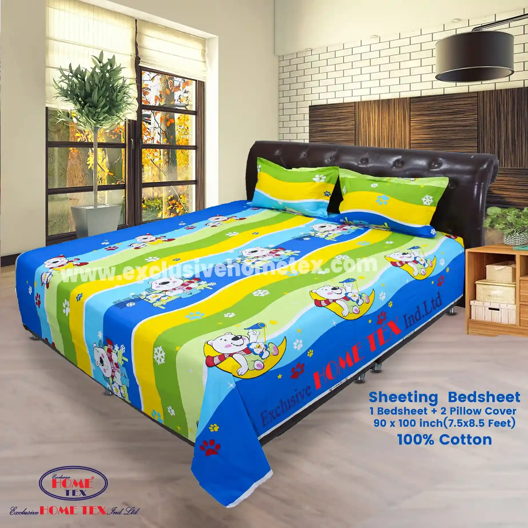 Sheeting Fabric Bedsheet (J-1)