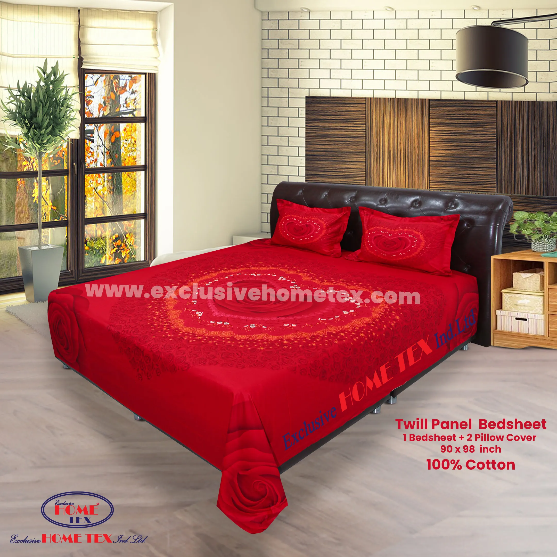 Twill-Panel Fabric Bedsheet (RTP)