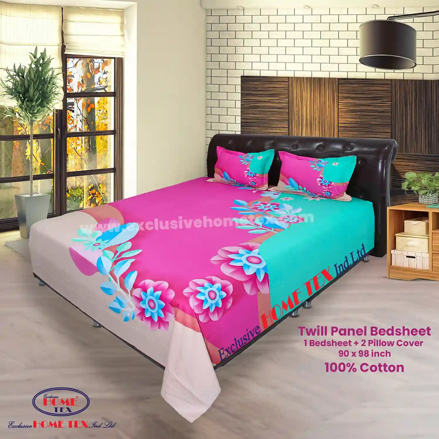 Twill-Panel Fabric Bedsheet (RTP)