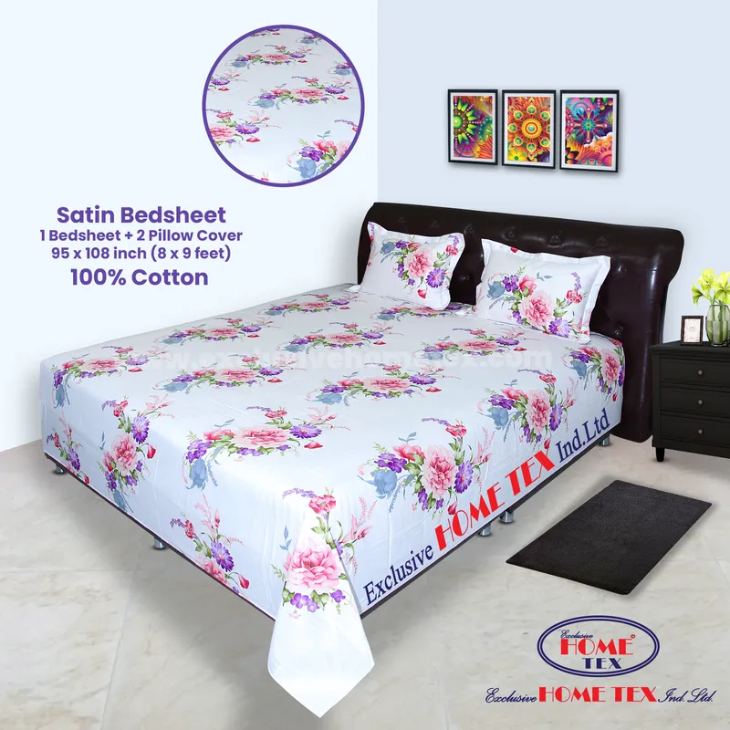 Shatin Fabric Bedsheet (VRS)