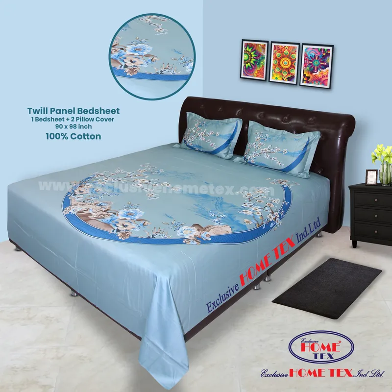 Twill-Panel Fabric Bedsheet (RTP)