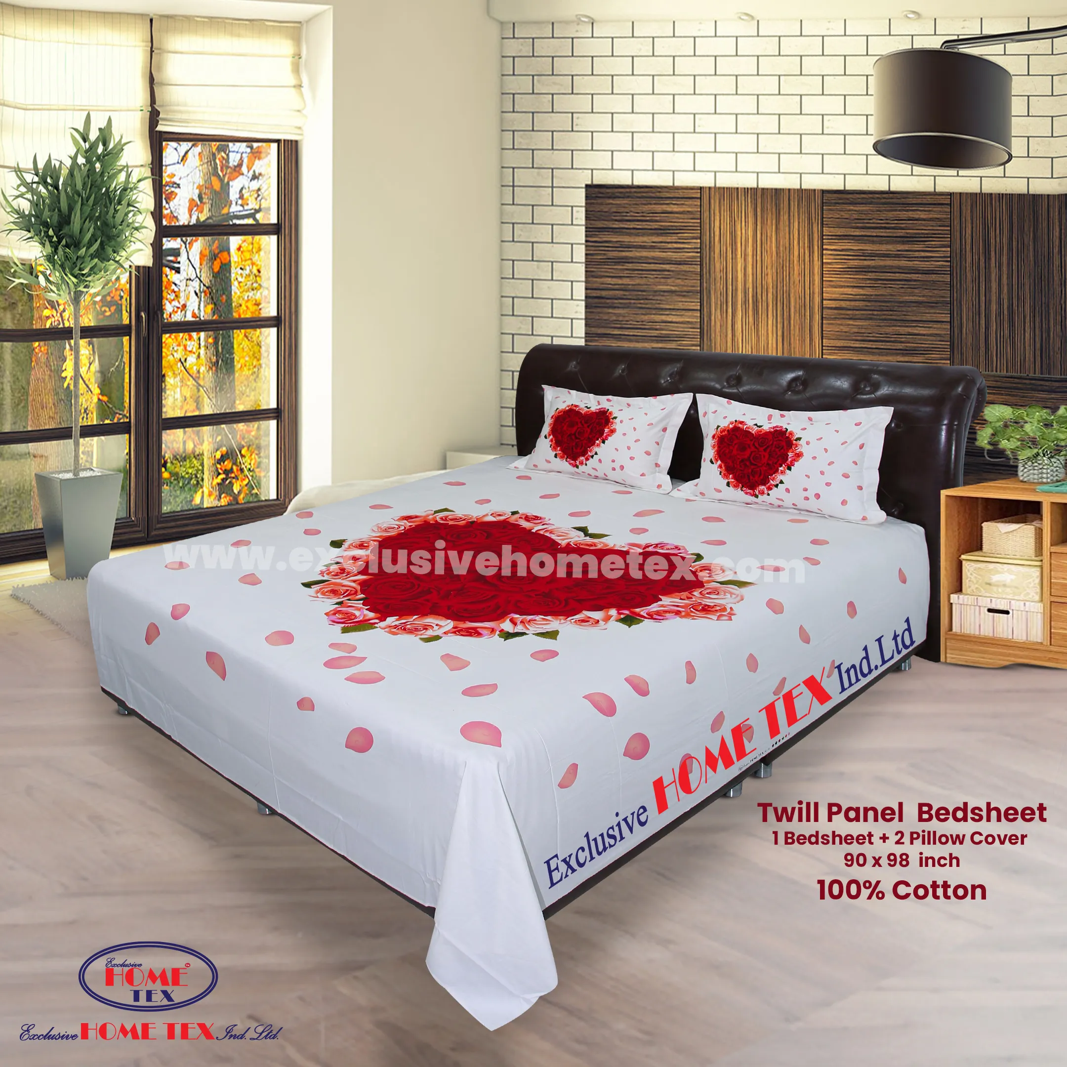 Twill-Panel Fabric Bedsheet (RTP)