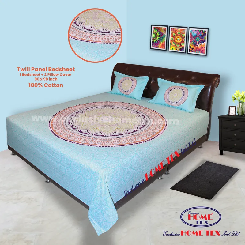 Twill-Panel Fabric Bedsheet (RTP)