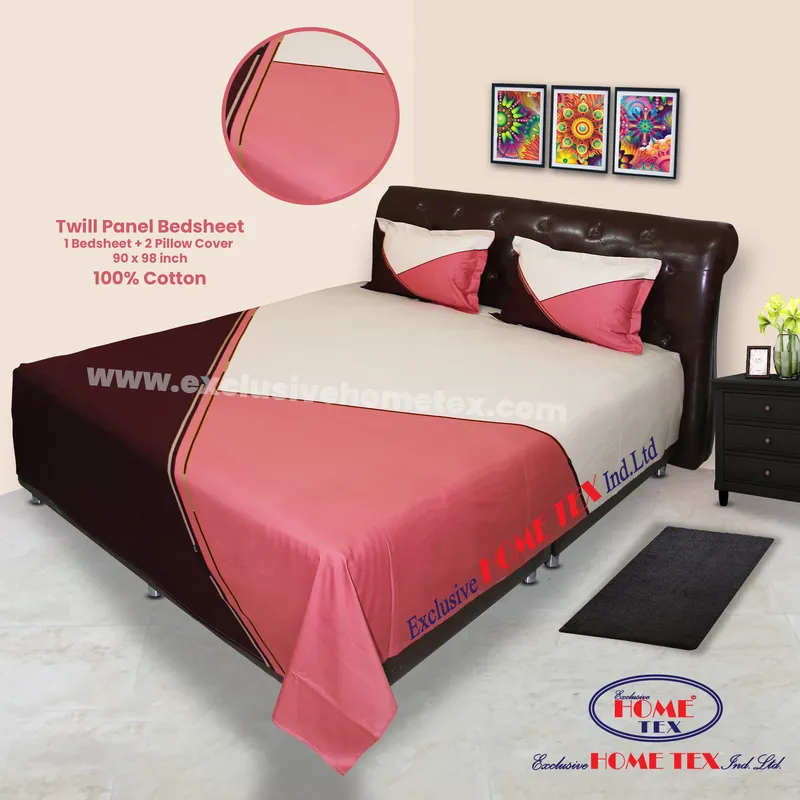 Twill-Panel Fabric Bedsheet (RTP)