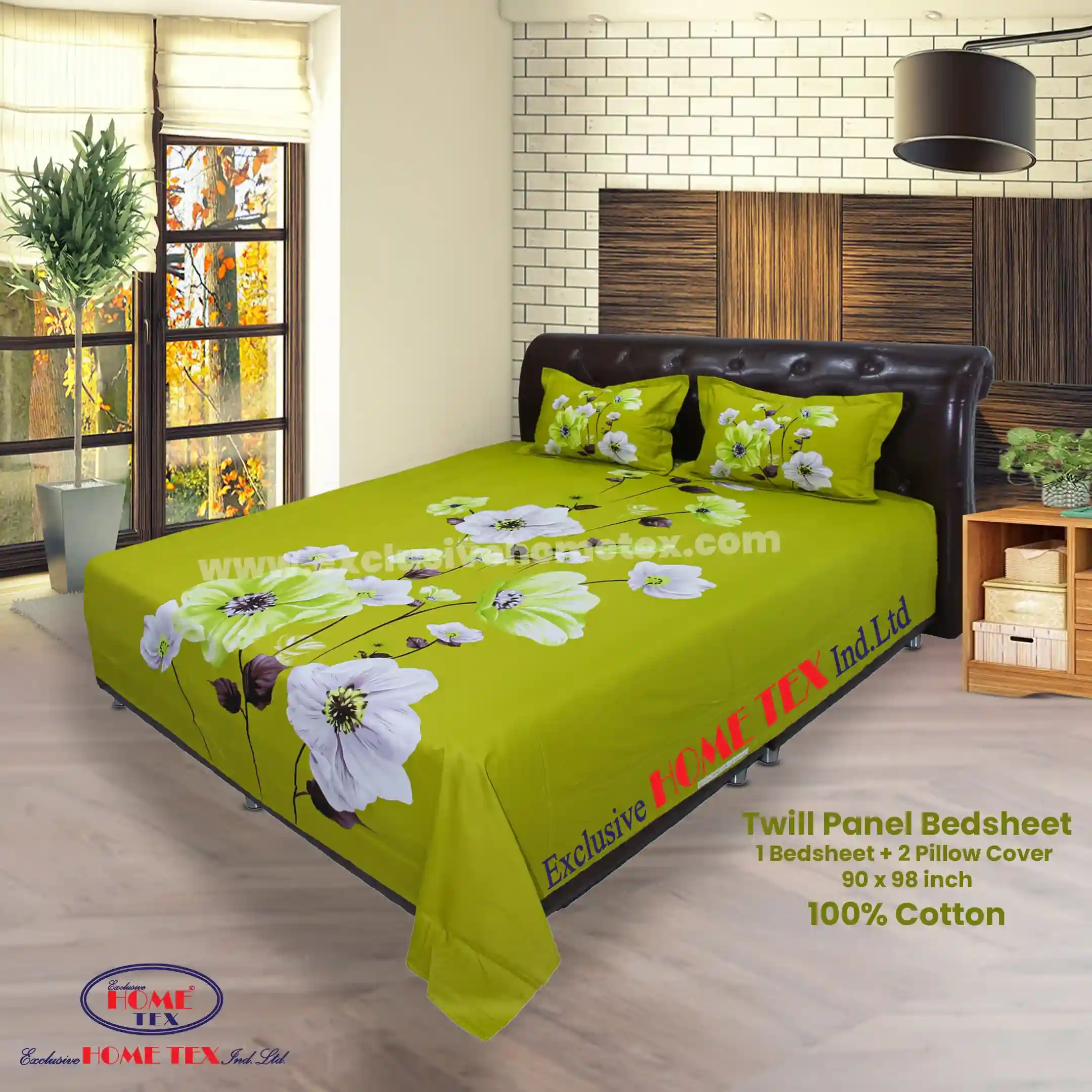 Twill-Panel Fabric Bedsheet (RTP)