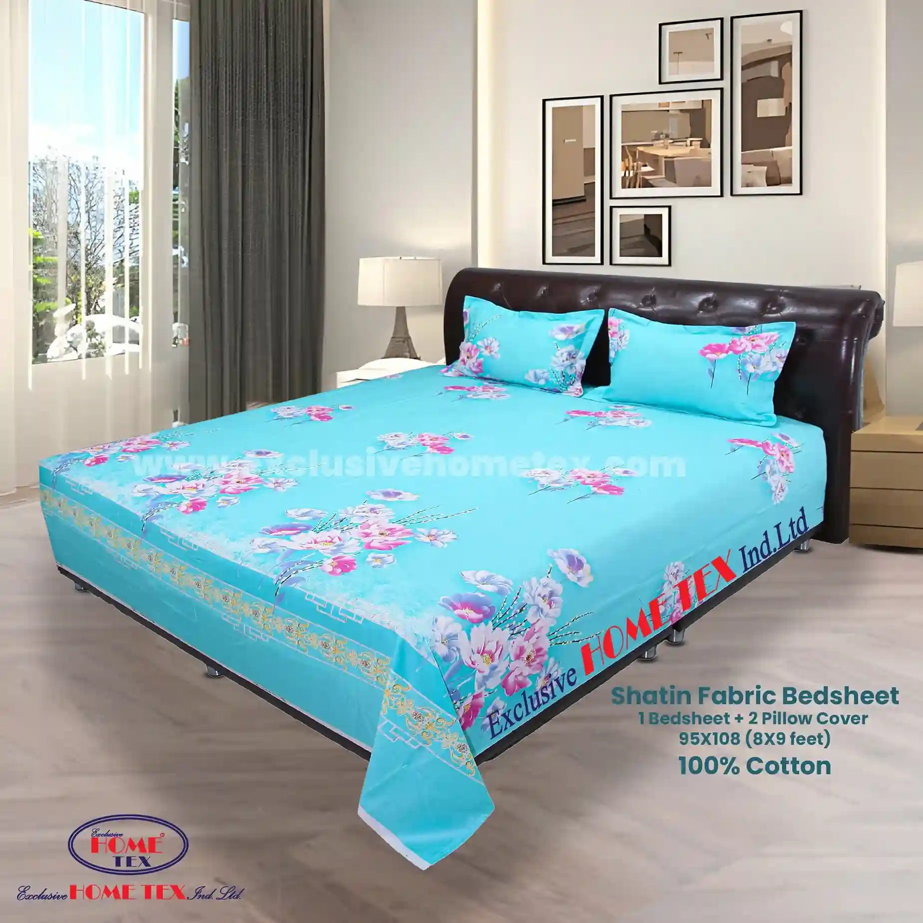 Shatin Fabric Bedsheet (VRS)