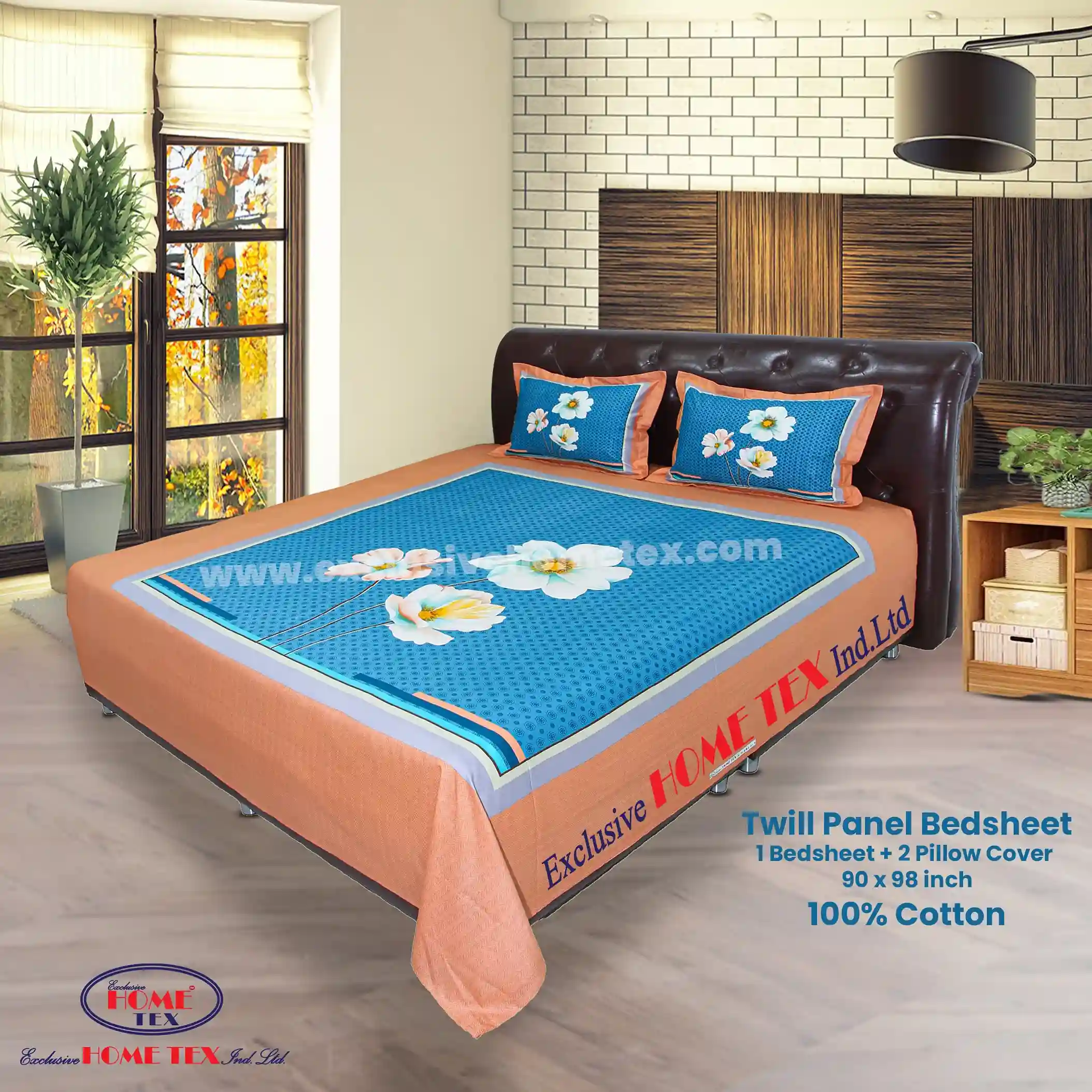 Twill-Panel Fabric Bedsheet (RTP)