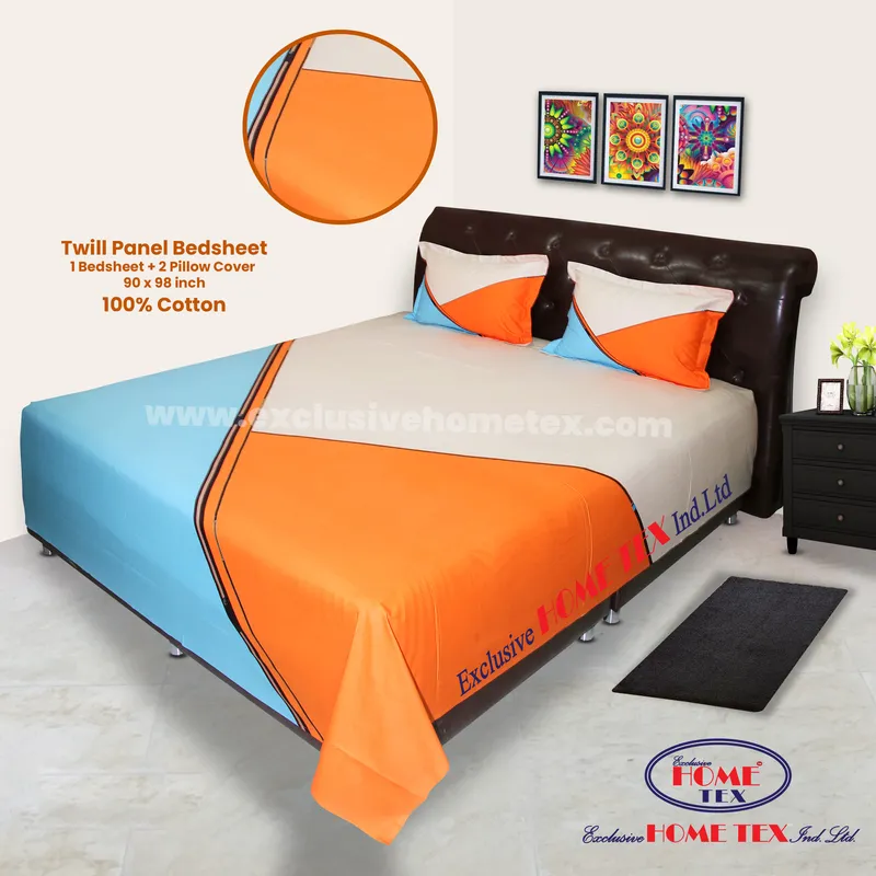 Twill-Panel Fabric Bedsheet (RTP)