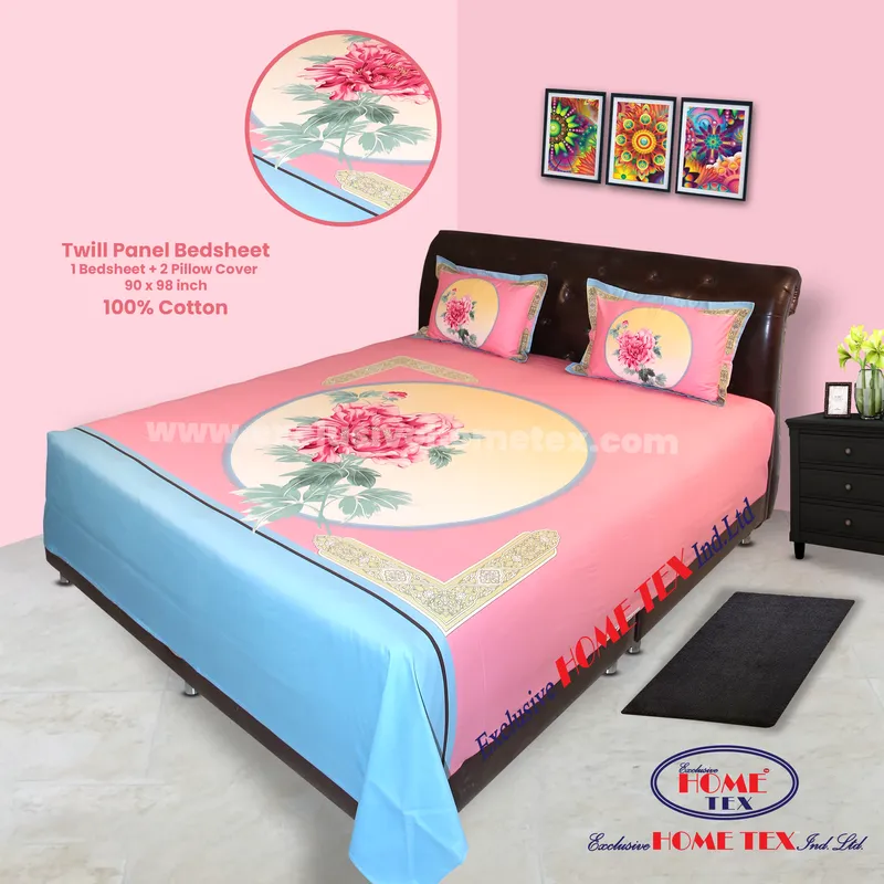 Twill-Panel Fabric Bedsheet (RTP)