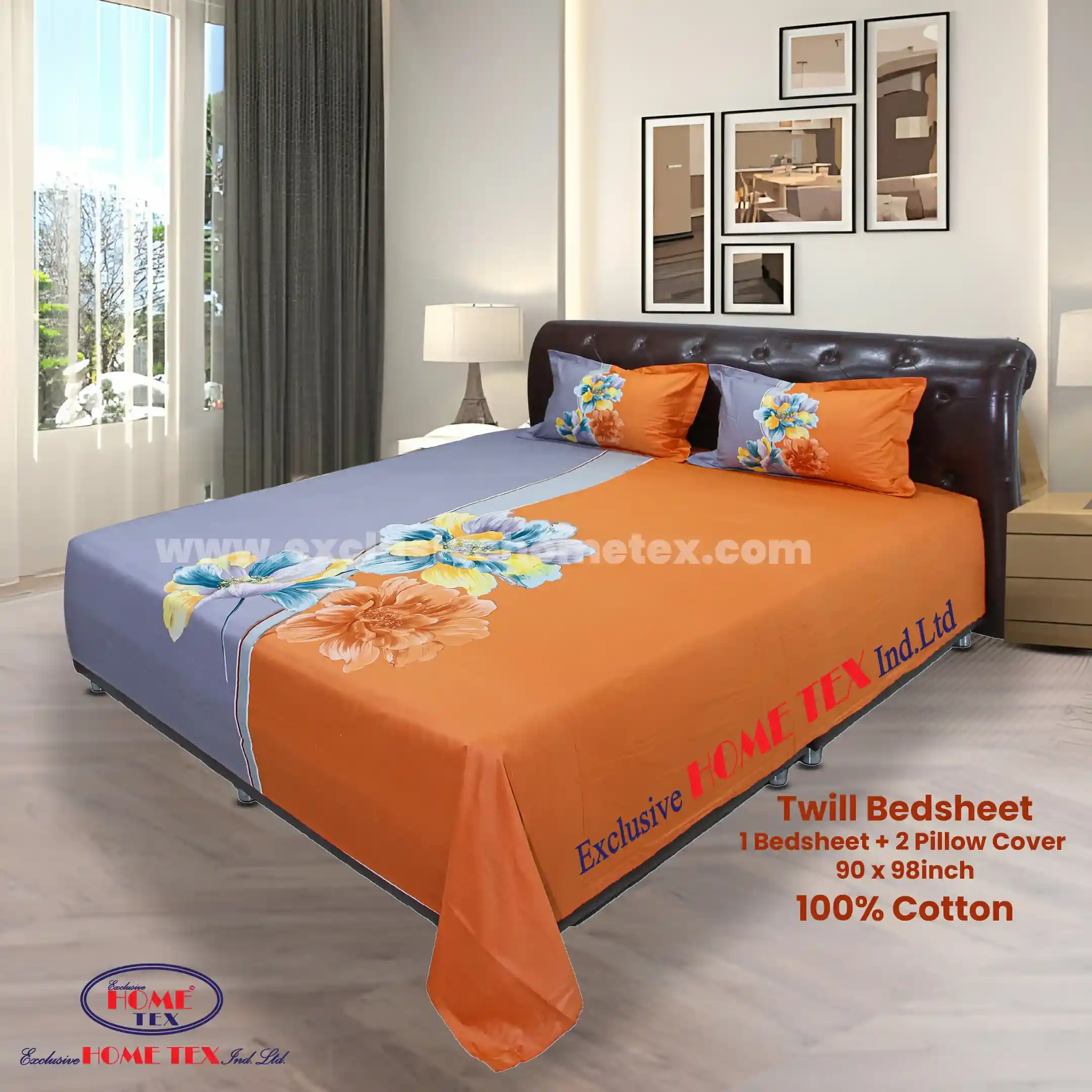 Twill-Panel Fabric Bedsheet (RTP)