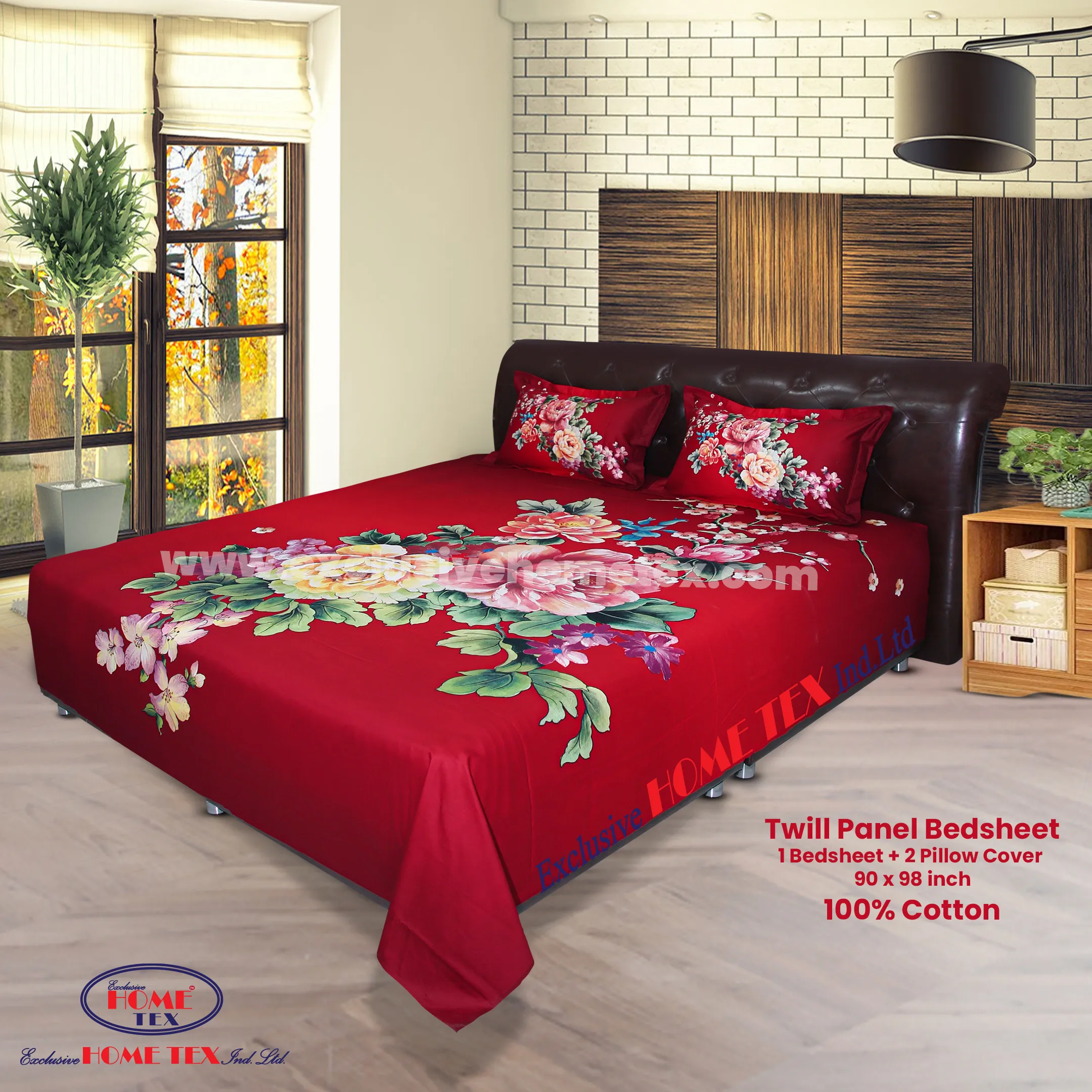 Twill-Panel Fabric Bedsheet (RTP)