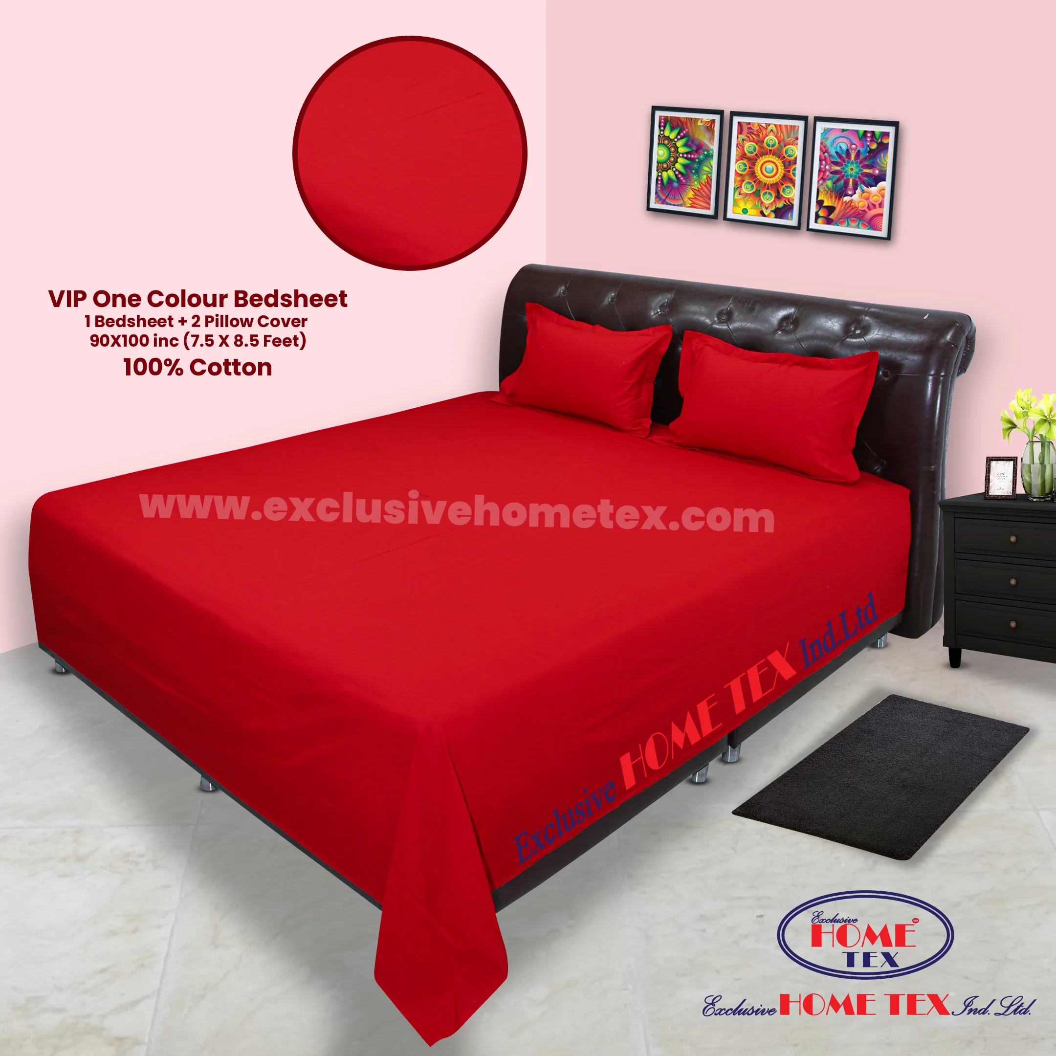 VIP One Colour Bedsheet