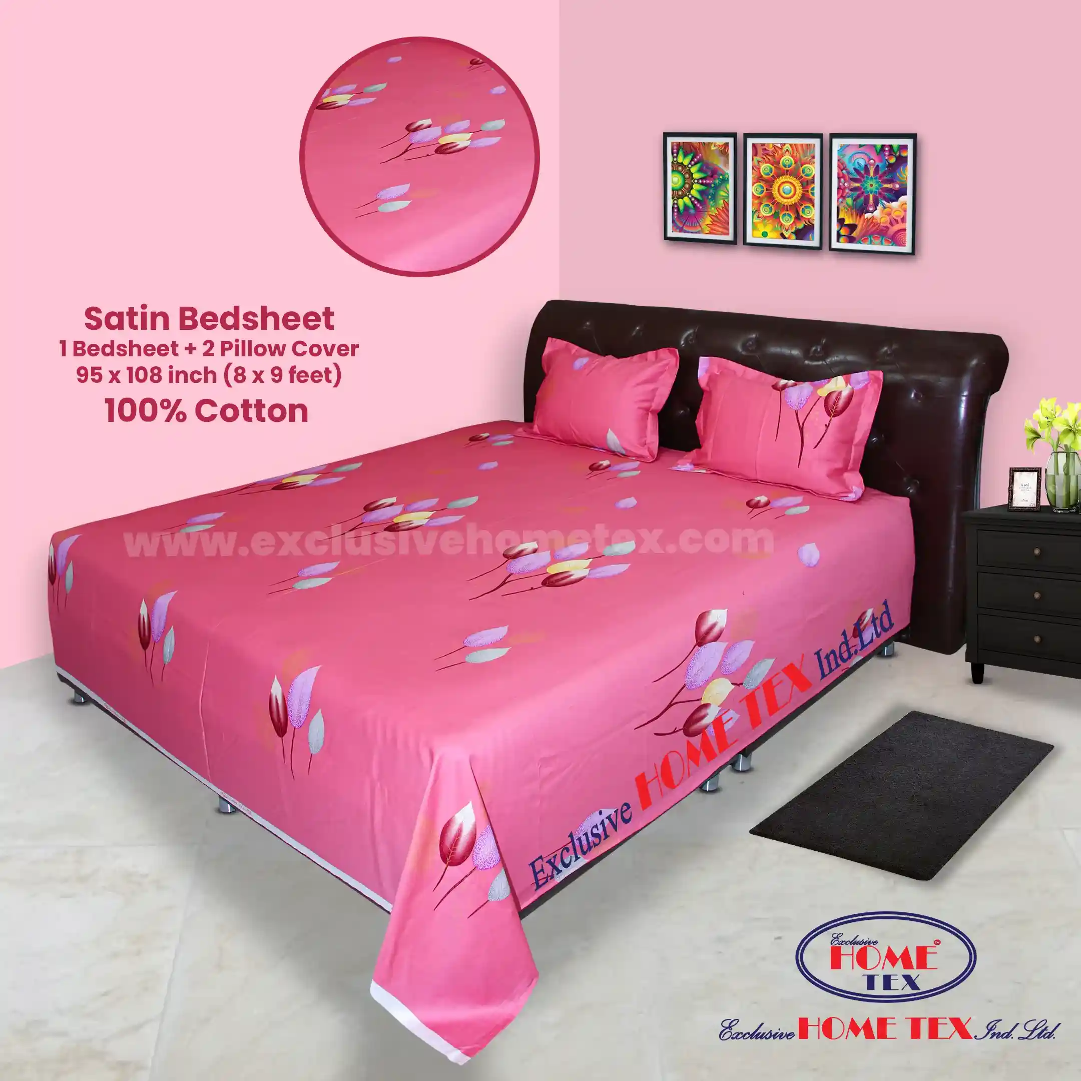 Shatin Fabric Bedsheet (VRS)