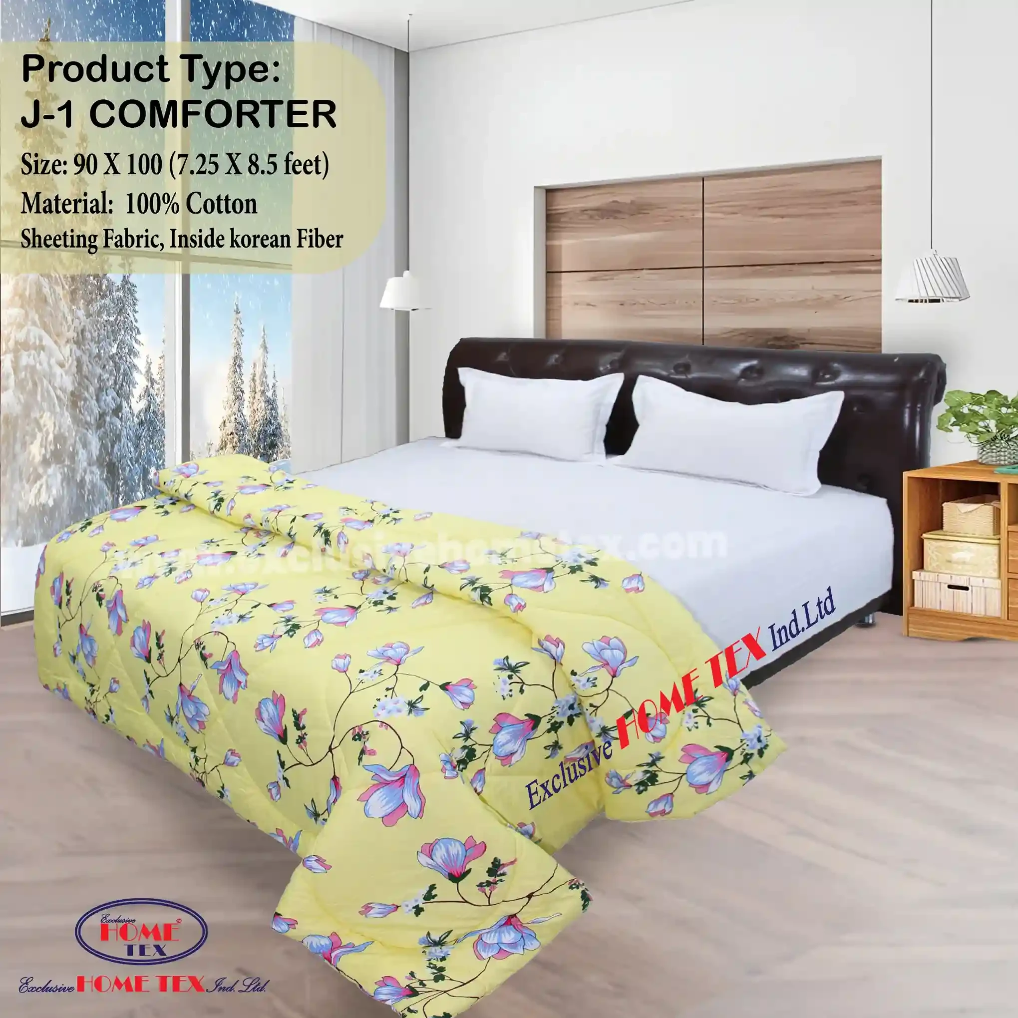 Sheeting Fabric Comforter (J-1)