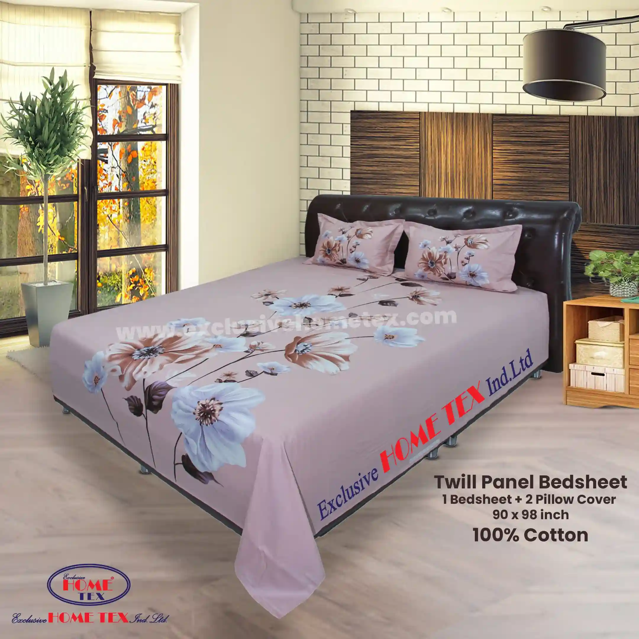 Twill-Panel Fabric Bedsheet (RTP)