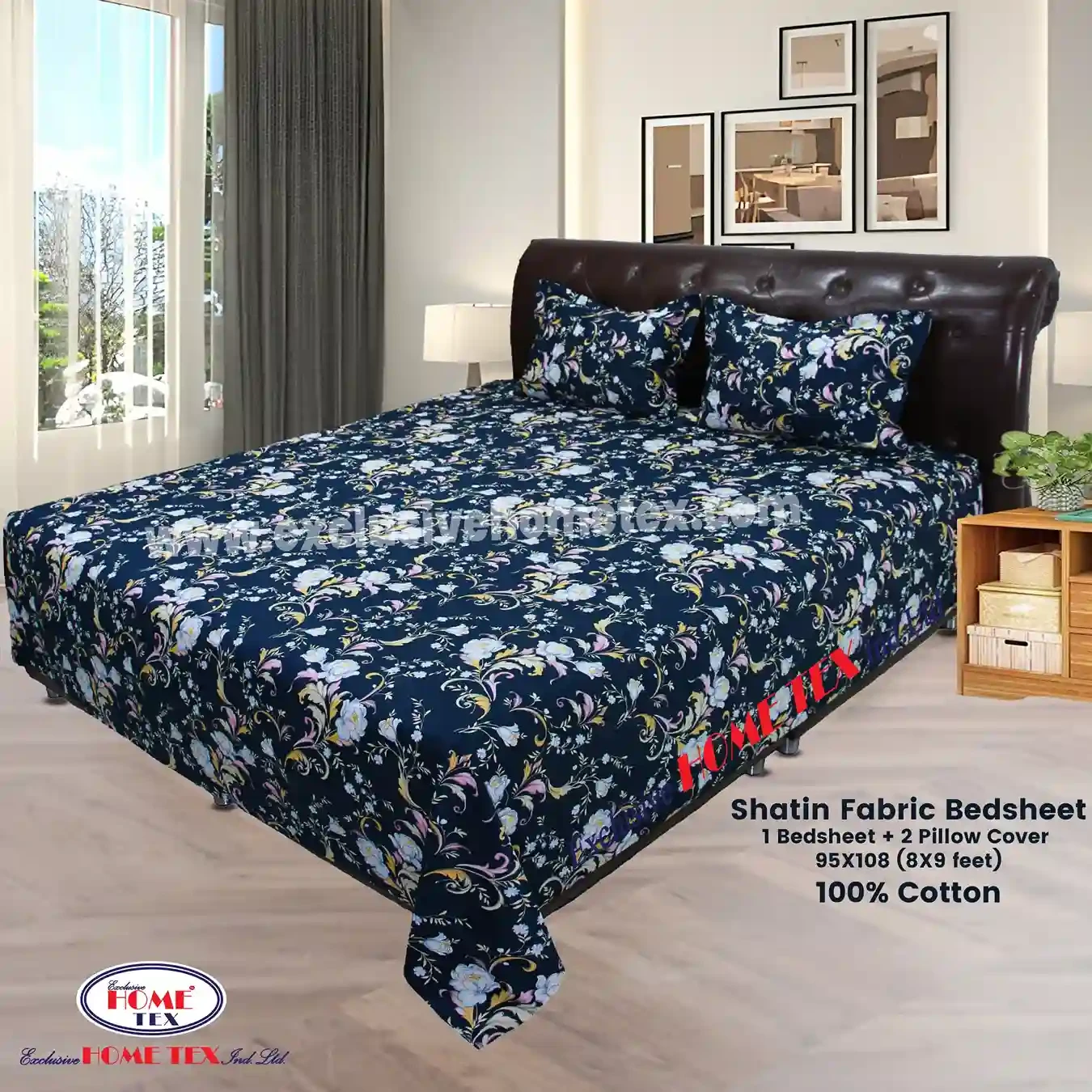 Shatin Fabric Bedsheet (VRS)