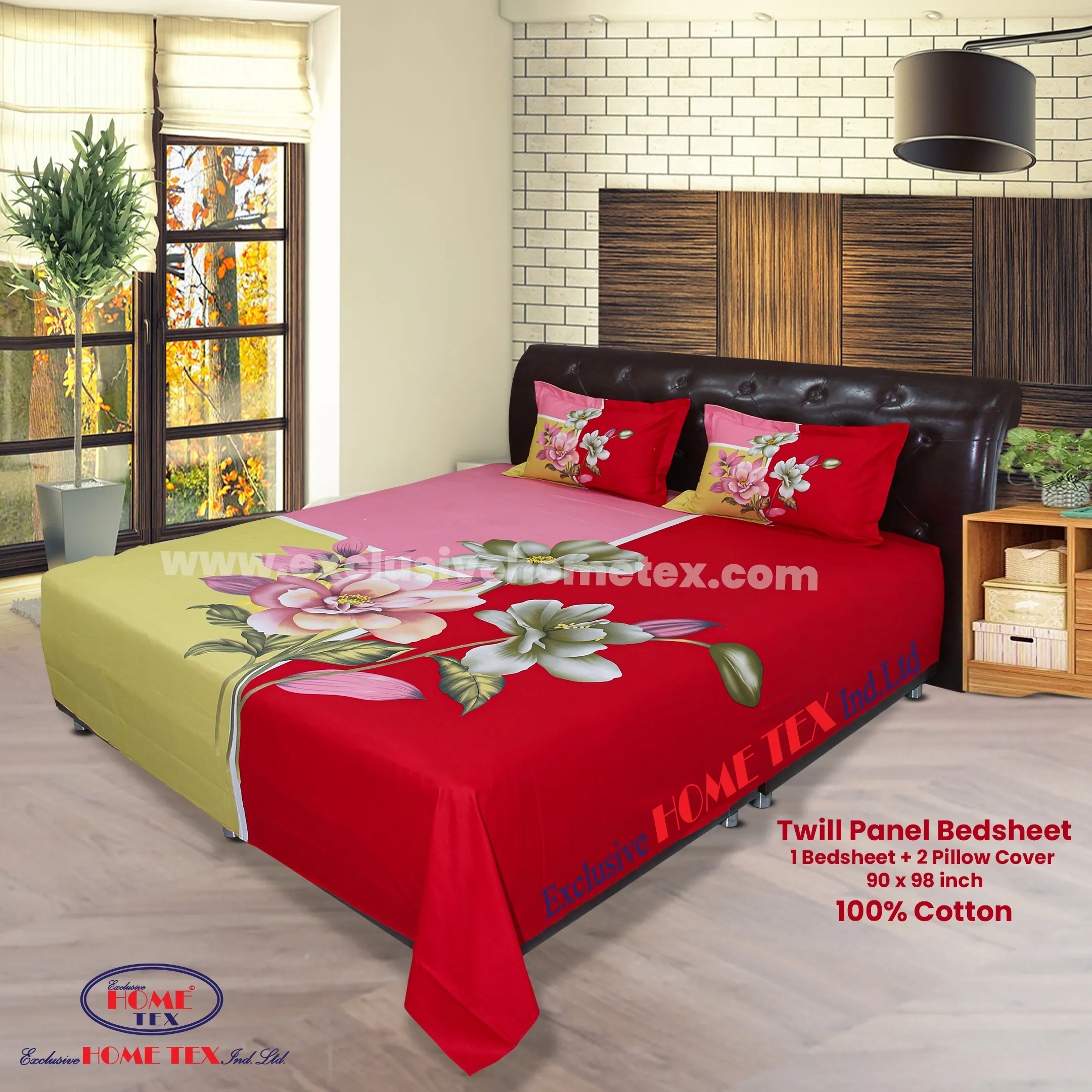 Twill-Panel Fabric Bedsheet (RTP)