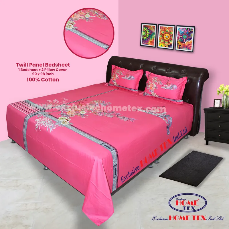 Twill-Panel Fabric Bedsheet (RTP)