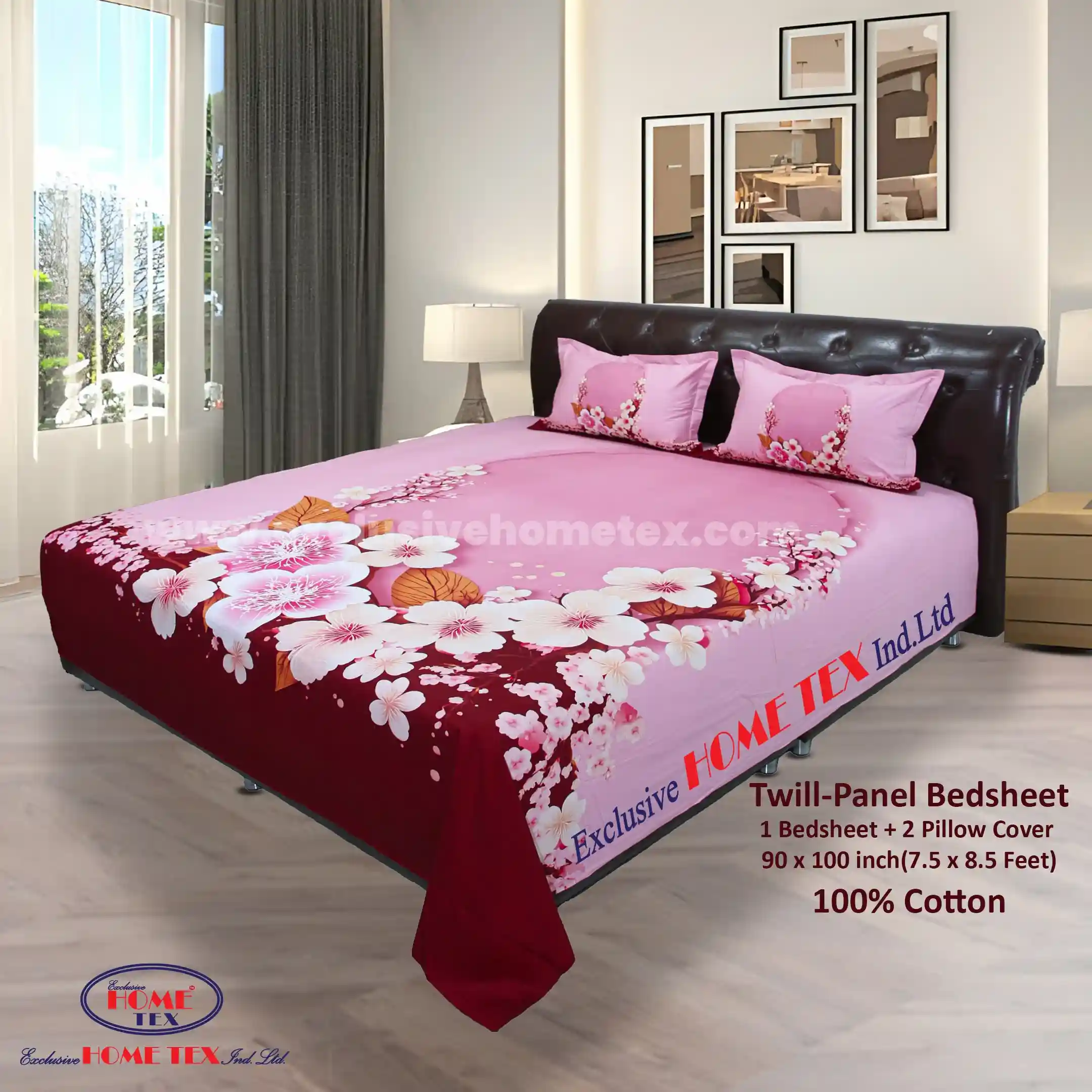 Twill-Panel Fabric Bedsheet (RTP)