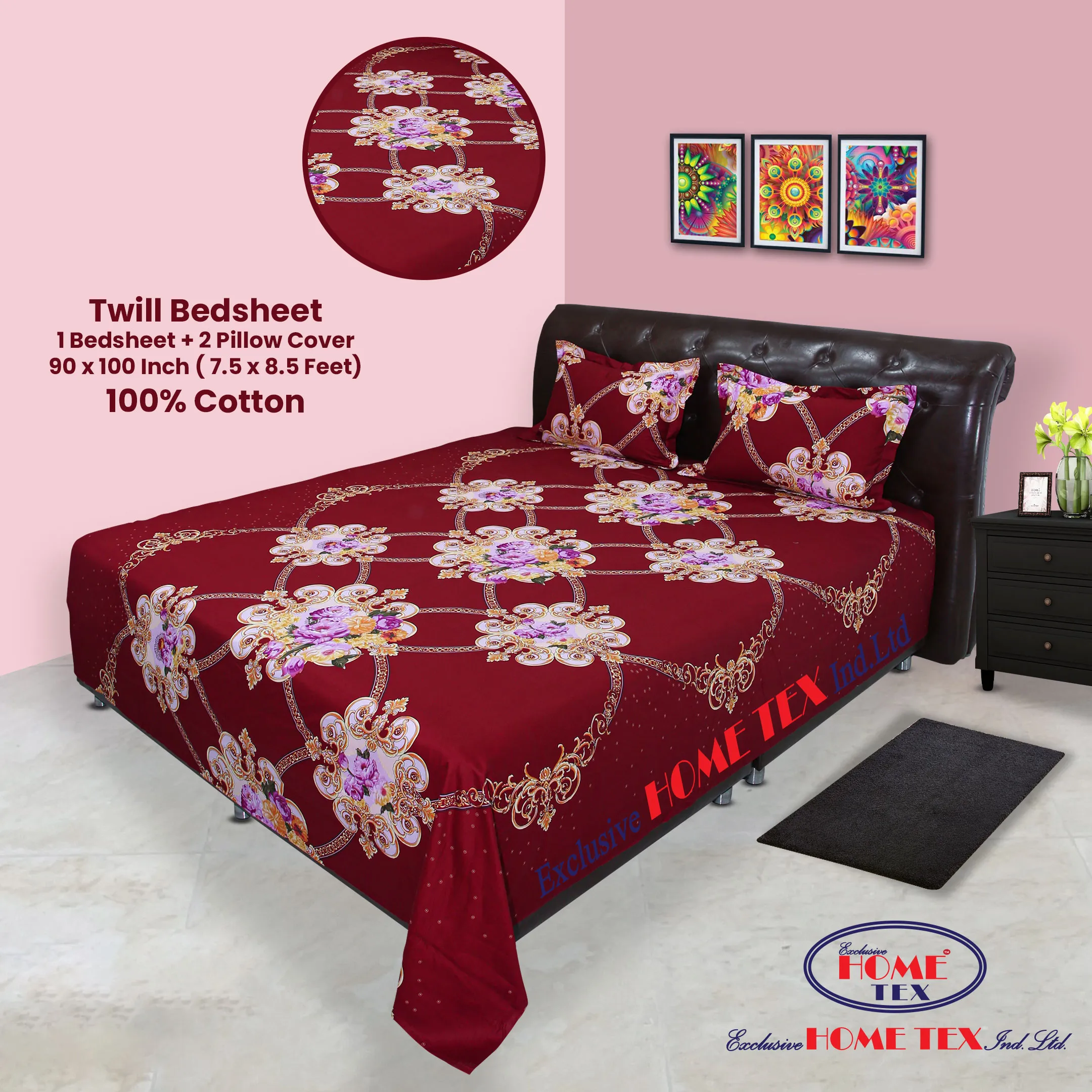 Twill Fabric Bedsheet (RT)