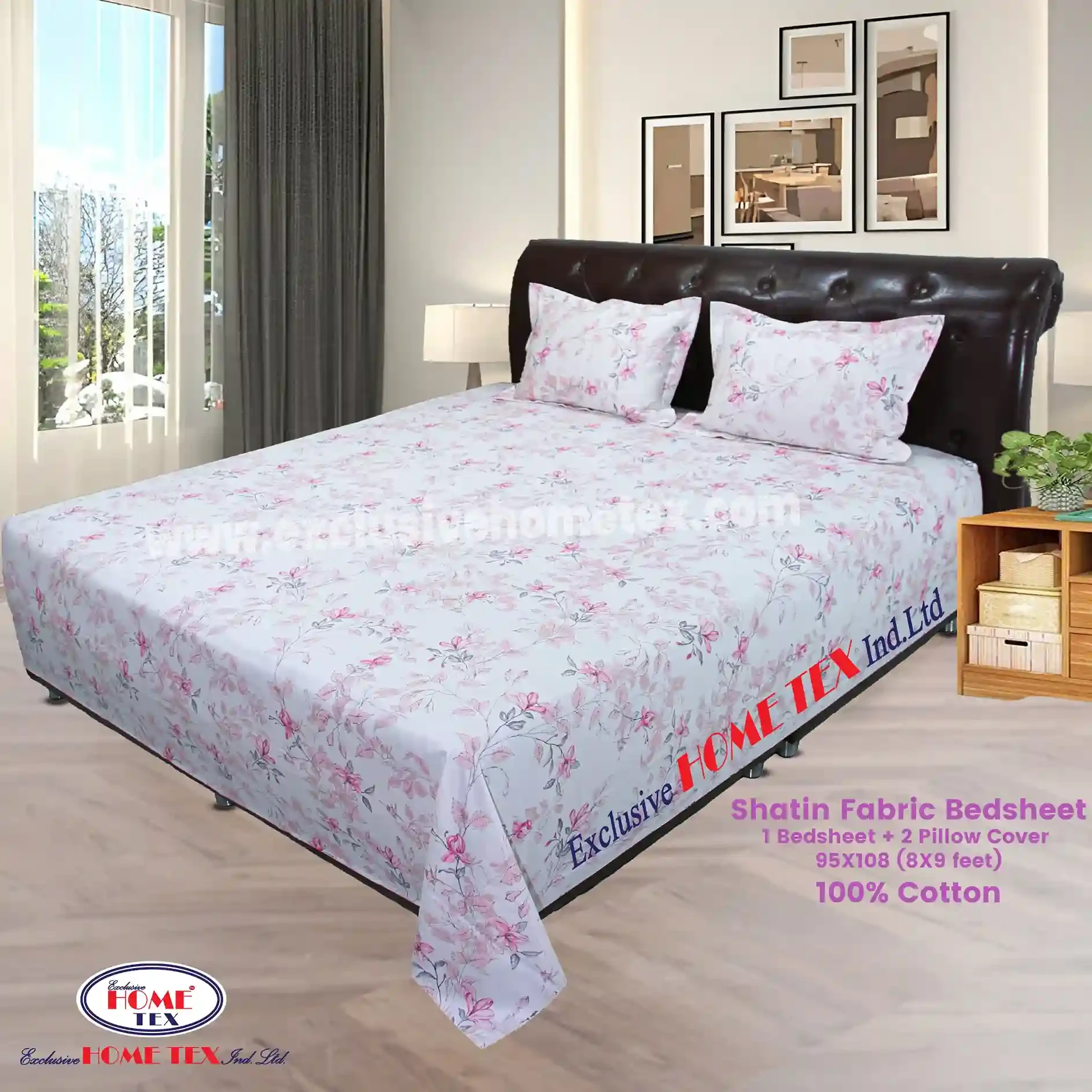 Shatin Fabric Bedsheet (VRS)
