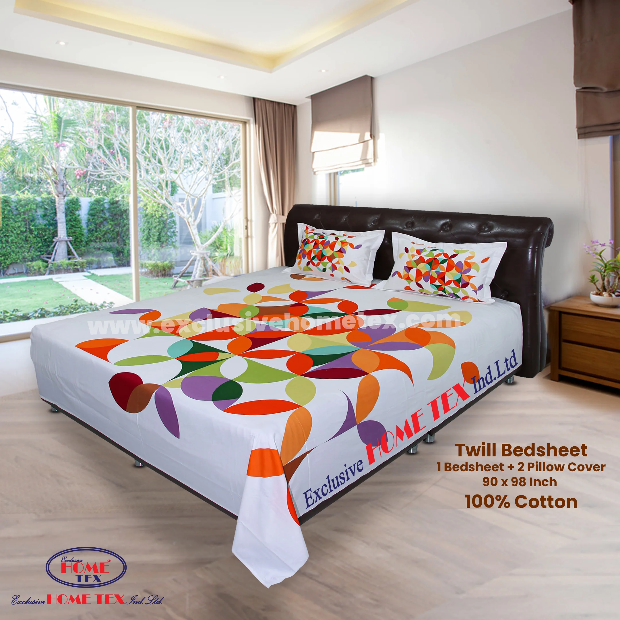 Twill-Panel Fabric Bedsheet (RTP)