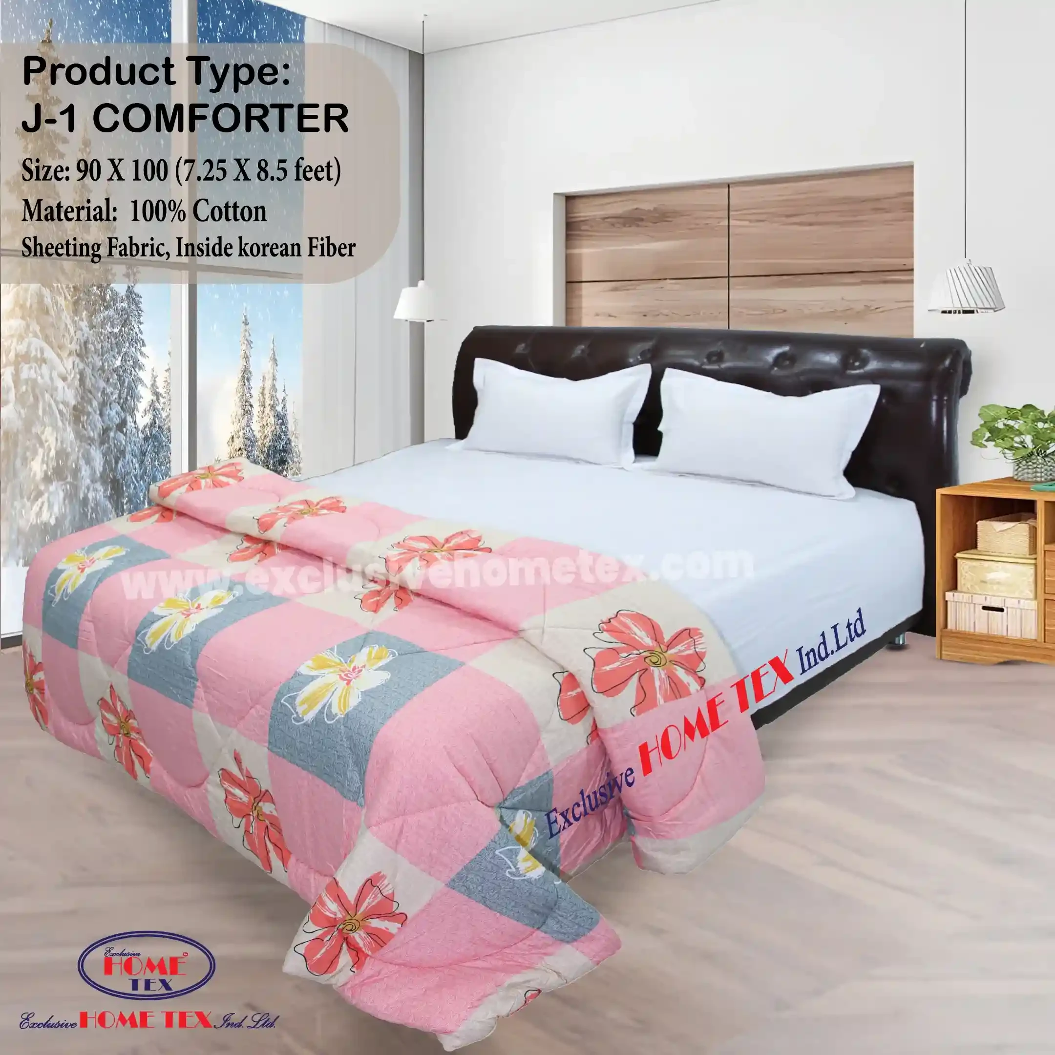 Sheeting Fabric Comforter (J-1)