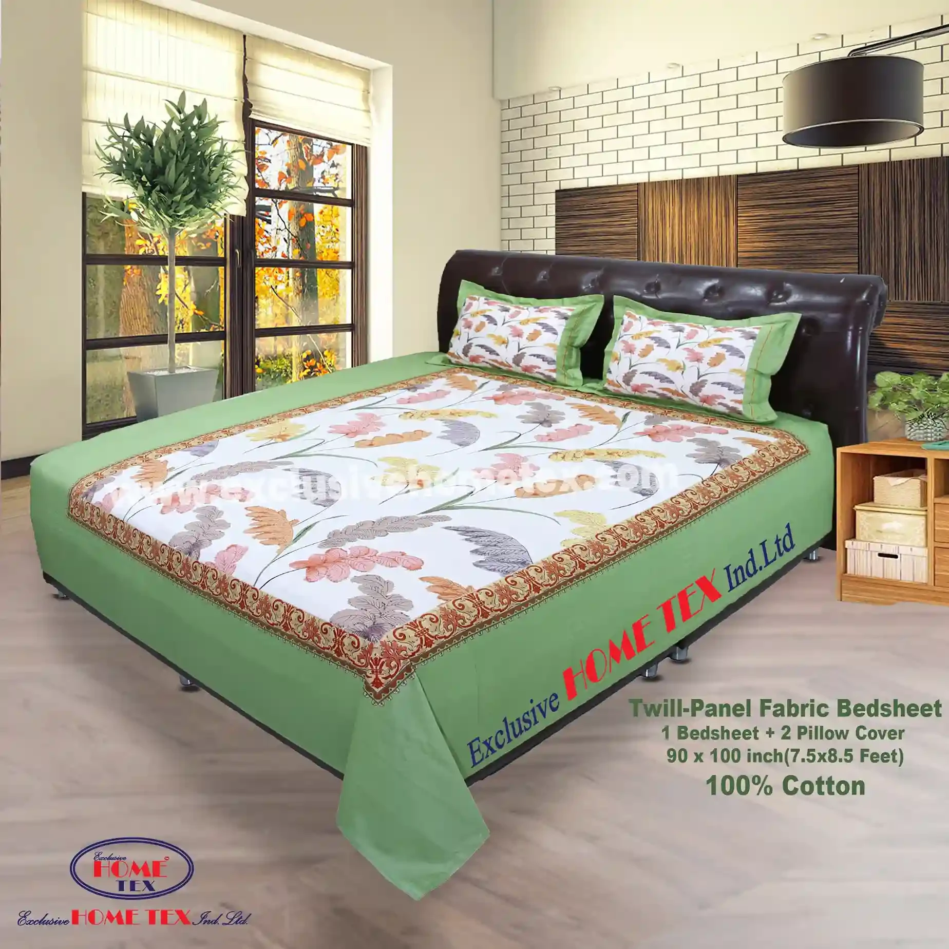 Twill-Panel Fabric Bedsheet (RTP)